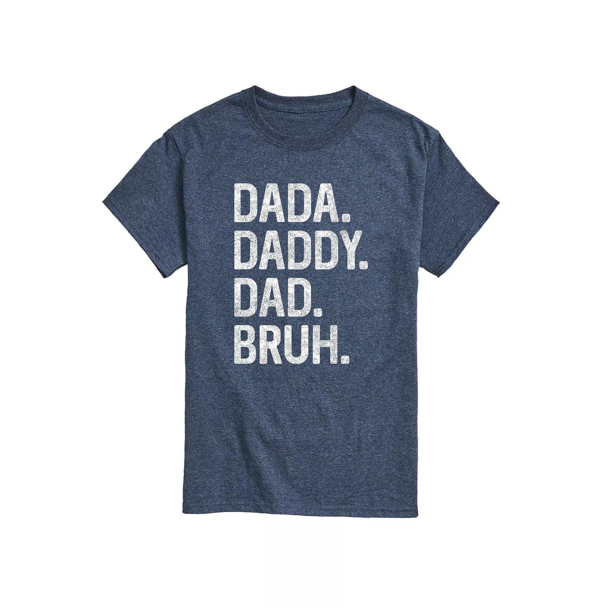 Men's Dada Daddy Dad Bruh Graphic Tee,  Product Image