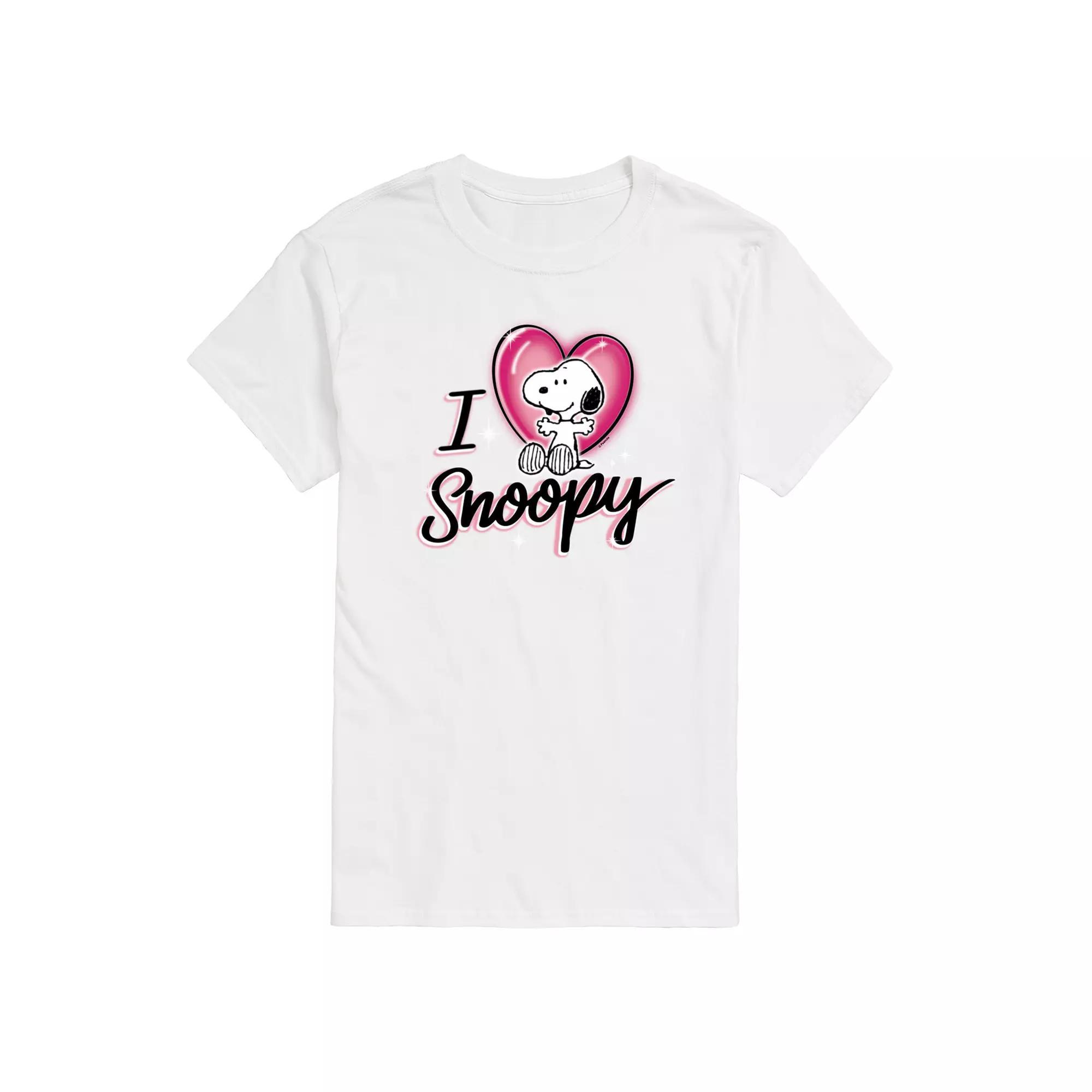 Men's Peanuts I Heart Snoopy Graphic Tee,  Product Image