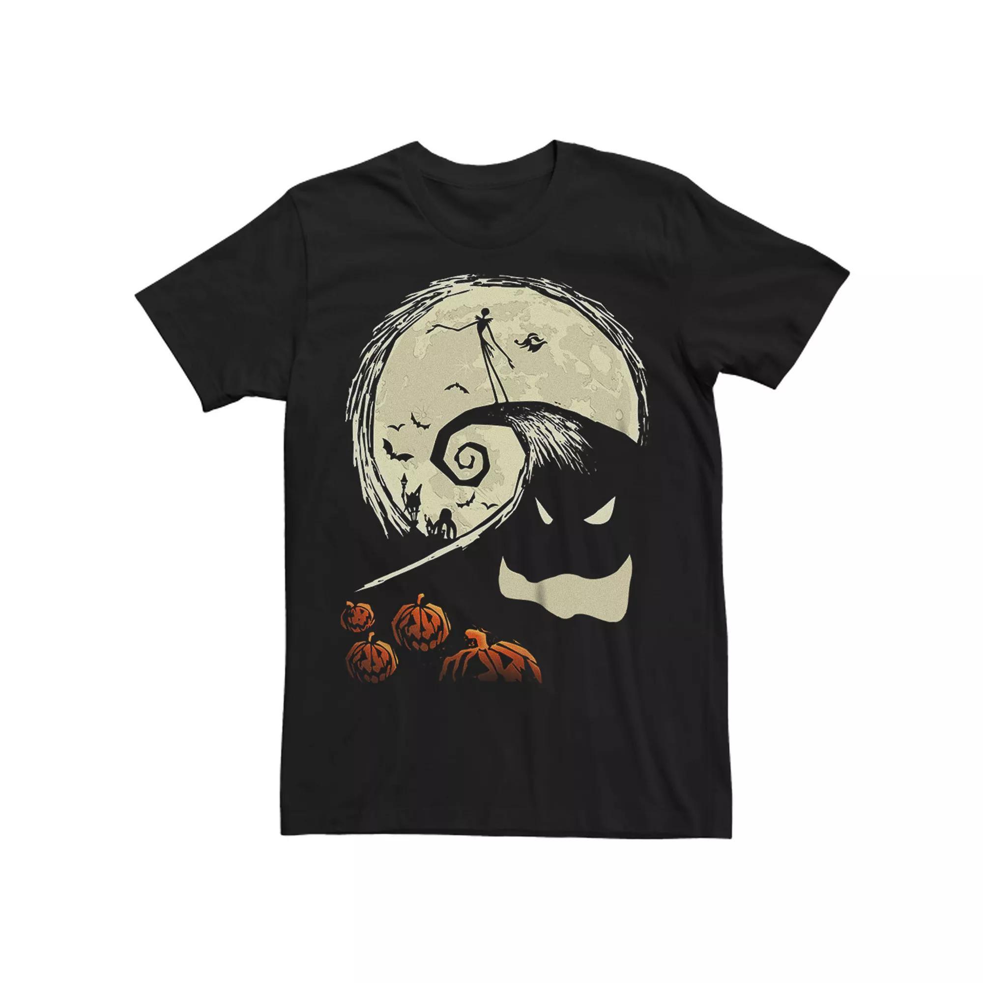 Disney's The Nightmare Before Christmas Big & Tall Jack On Oogie Boogie Hill Graphic Tee, Men's, Size: XL Tall, Black Product Image