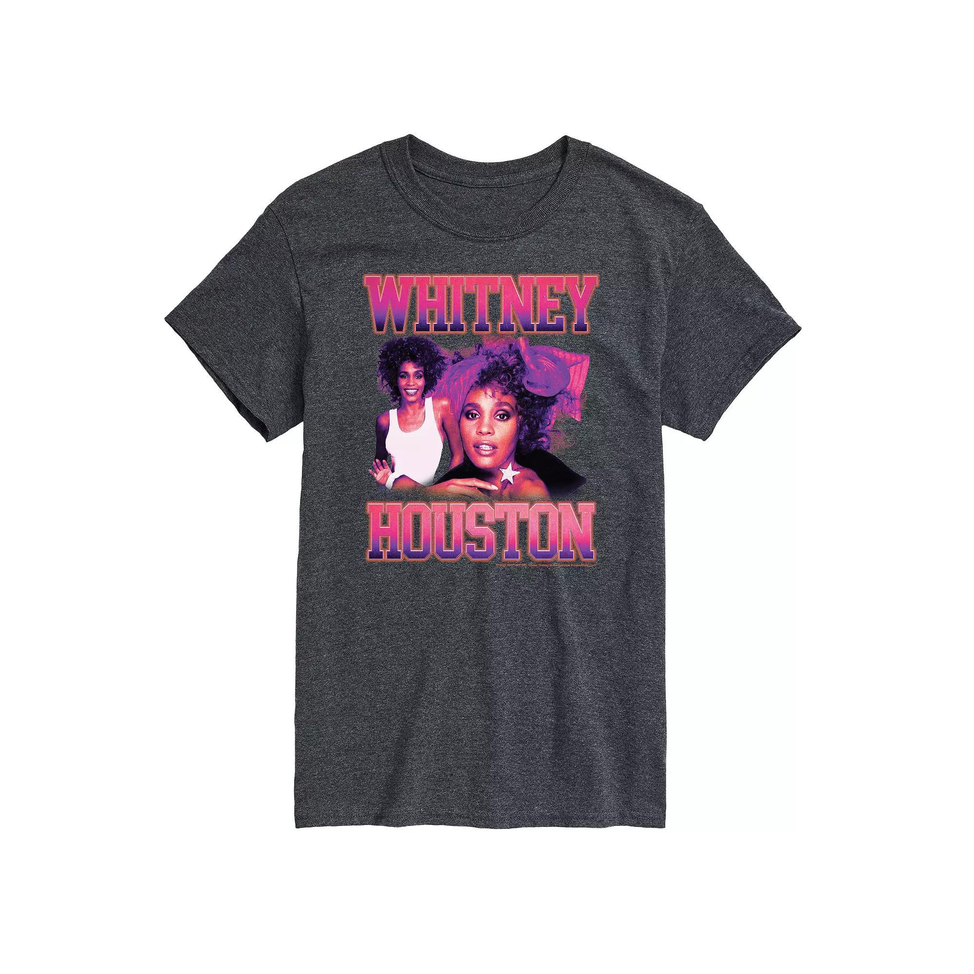 Big & Tall Whitney Houston Vintage Tee Tee, Men's,  Product Image