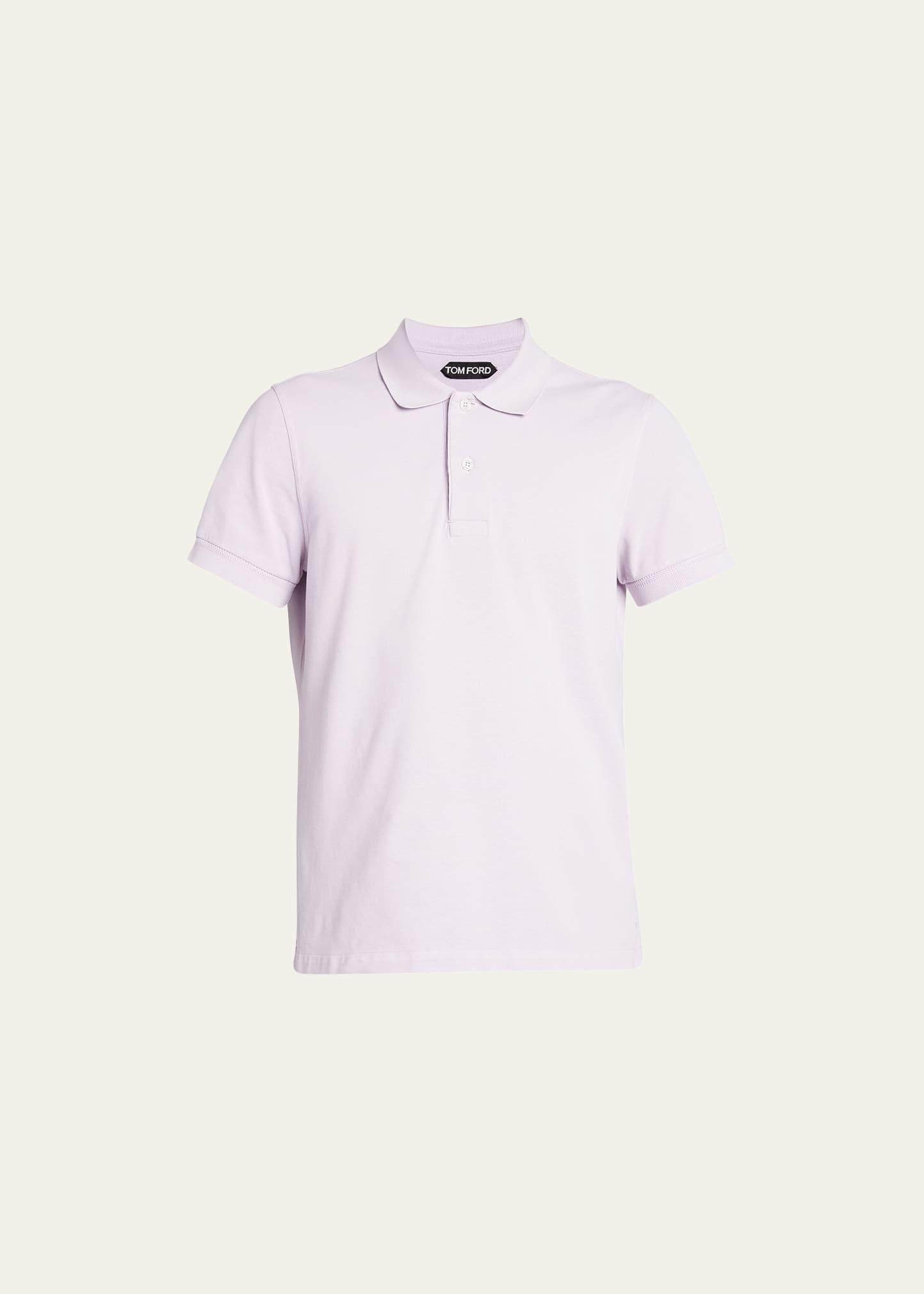 Mens Cotton Pique Polo Shirt Product Image