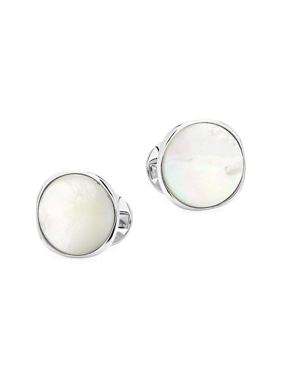 Sterling Classic Formal Mother of Pearl Cufflinks Product Image