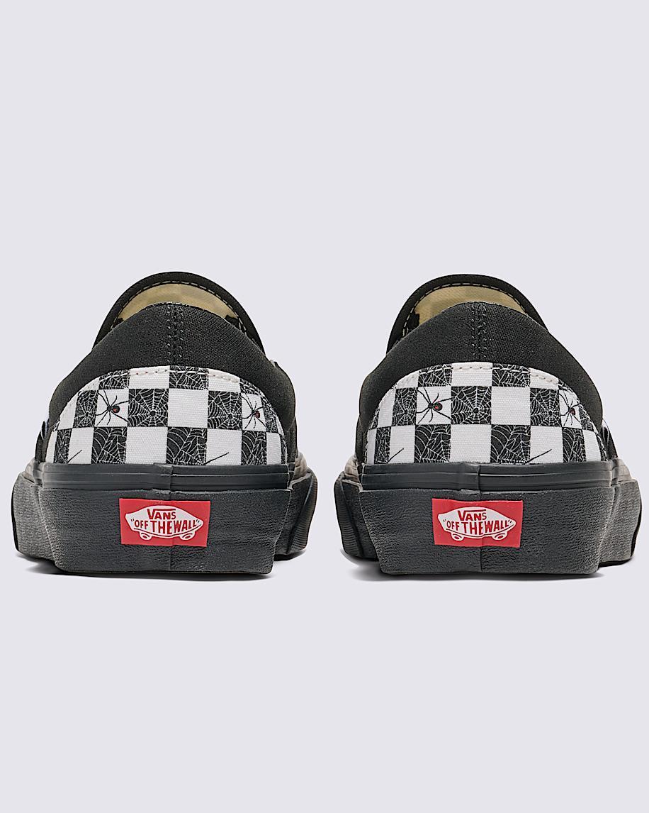Customs Classic Slip-On Halloween Checkerboard Shoe in Customs| Vans US Product Image