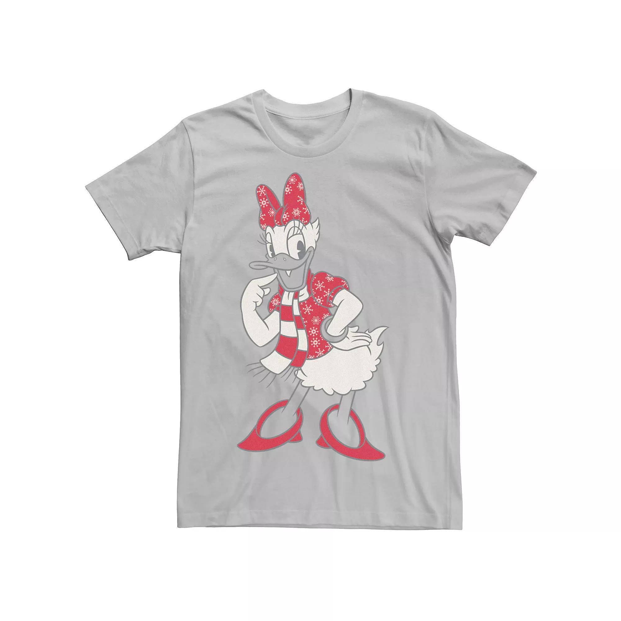 Disney's Daisy Duck Christmas Outline Men's Tee,  Product Image