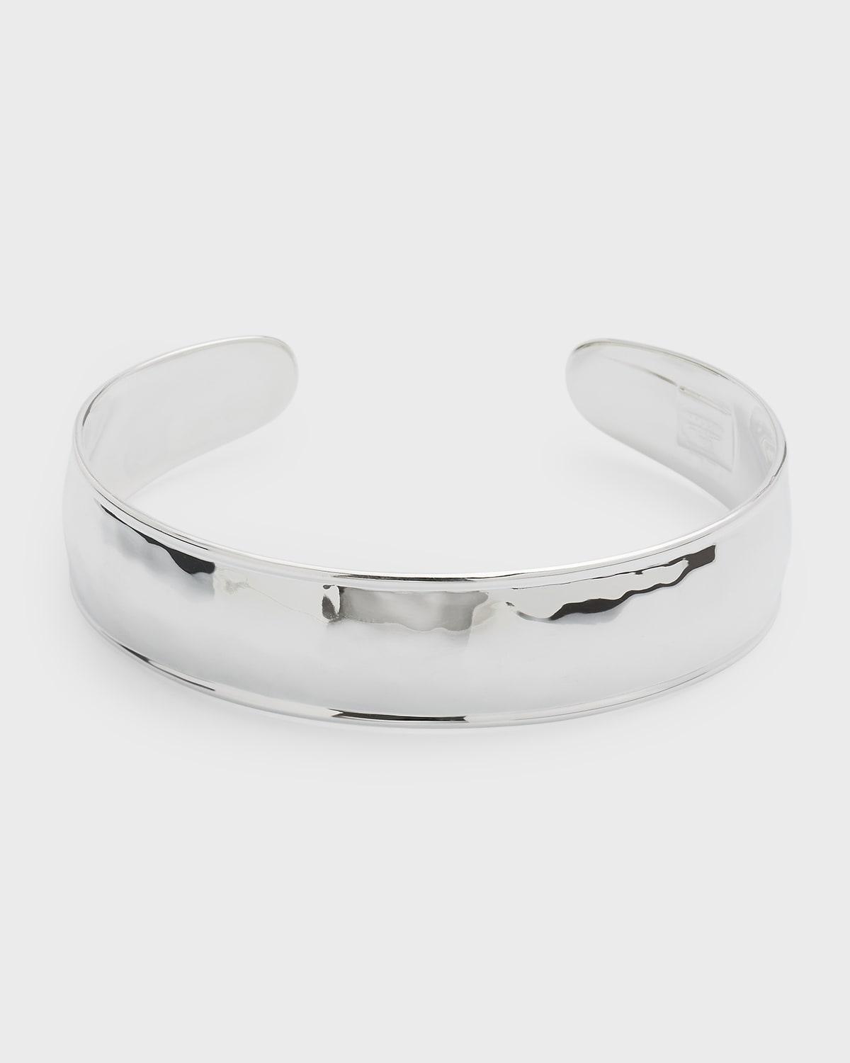 Womens Goddess Sterling Silver Thin Tapered Cuff Product Image