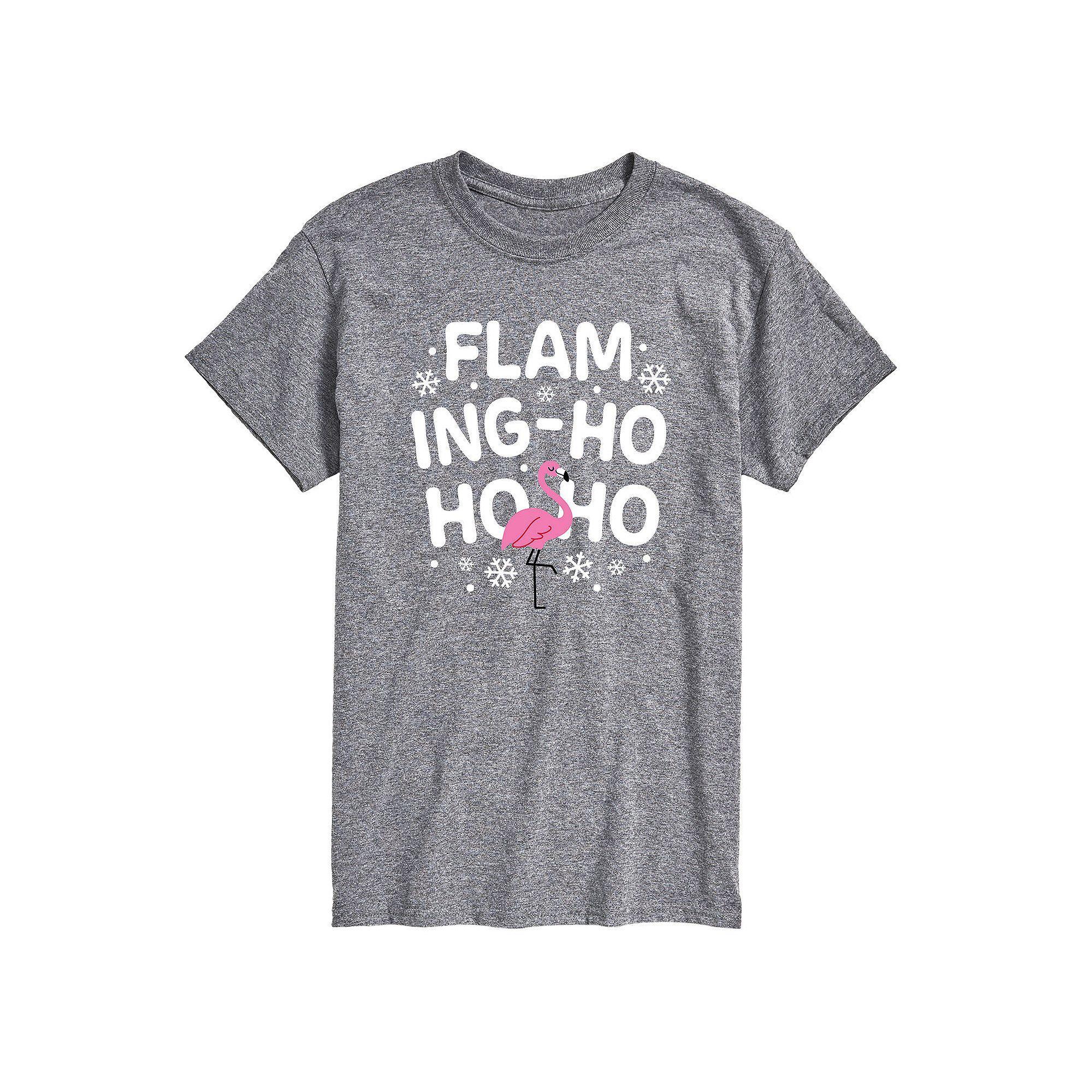 Big & Tall Flaming Ho Ho Ho Graphic Tee, Men's,  Product Image