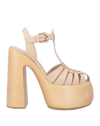 CASADEI Woman Sandals Blush Size 9 Leather In Pink Product Image