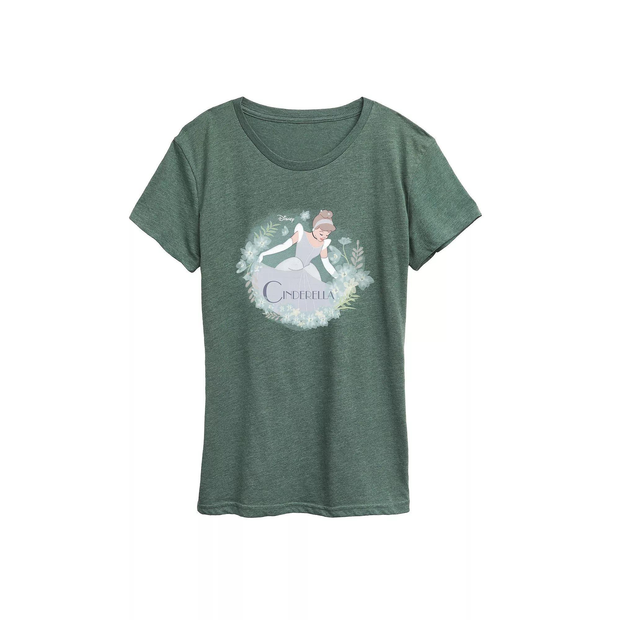 Disney Princess Cinderella Women's Graphic Tee, Girl's,  Product Image
