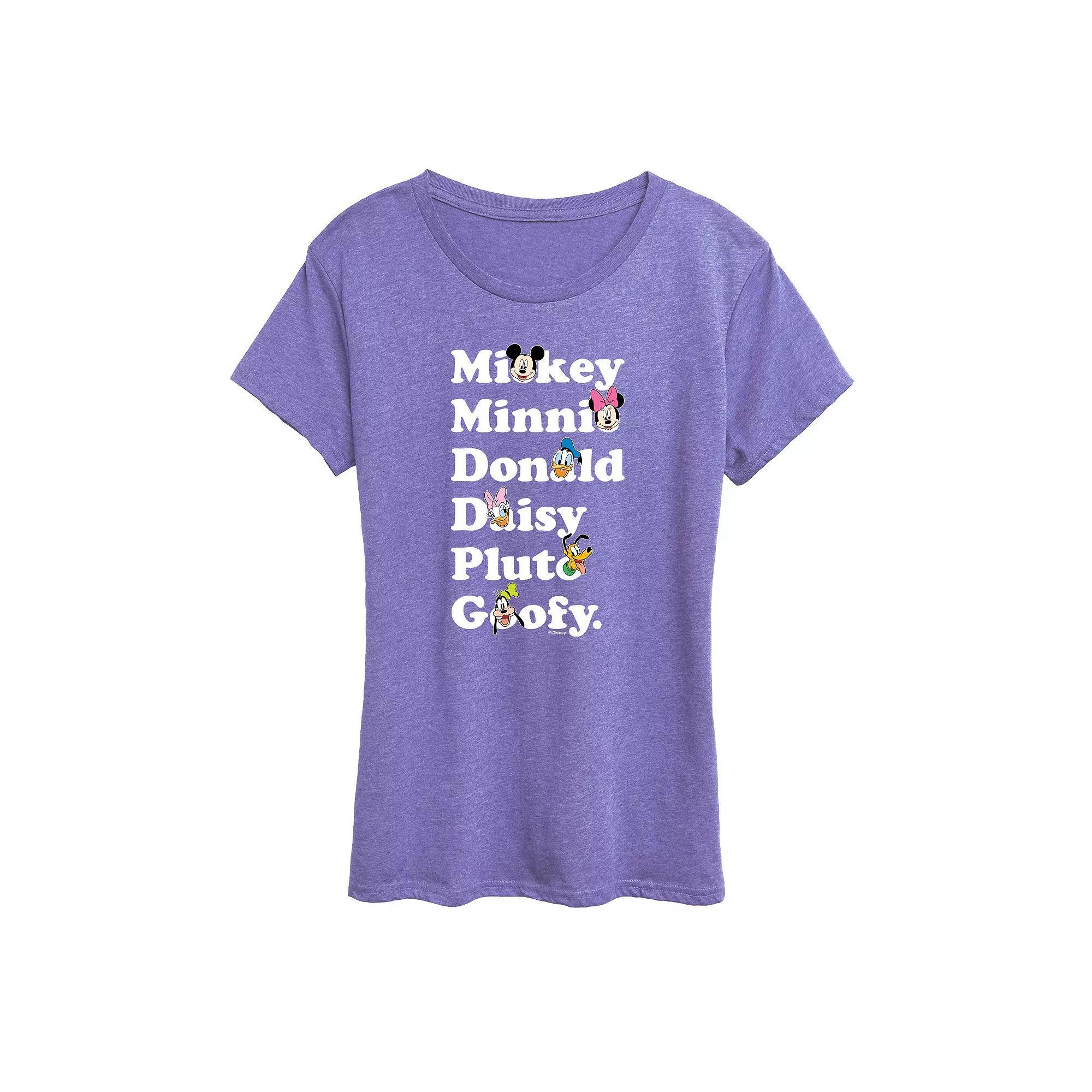 Disney's Mickey Mouse & Friends Women's Graphic Tee,  Product Image