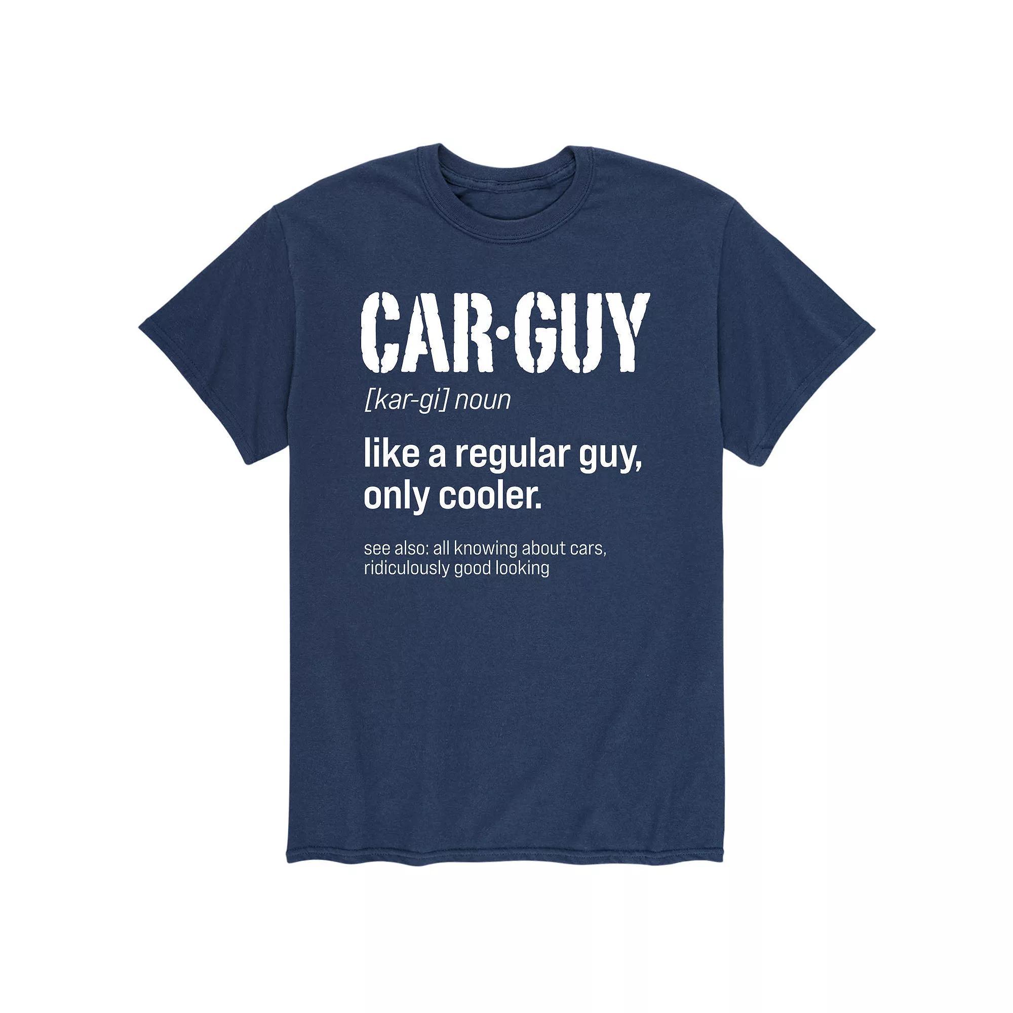 Men's Car Guy Definition Tee, Size: XL, Blue Product Image