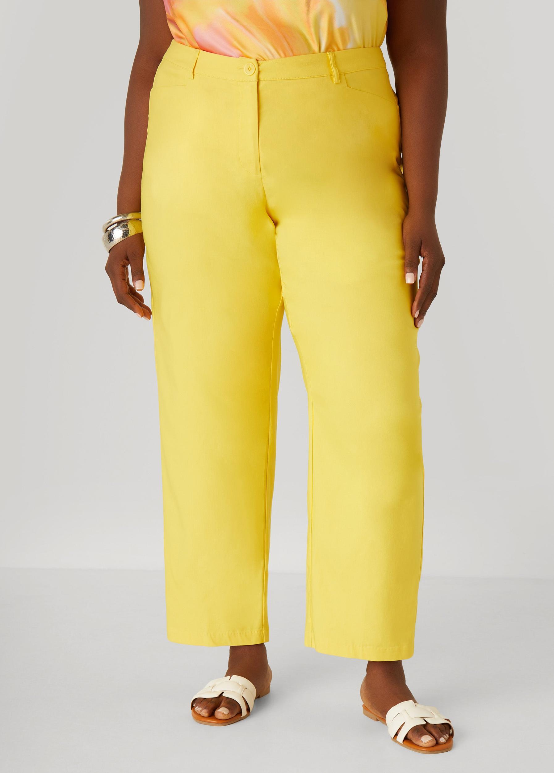 Plus Size Millennium Twill Trousers Ashley Stewart Product Image