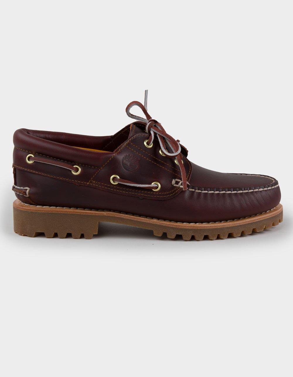 TIMBERLAND Authentics Mens 3-Eye Boat Shoes Product Image