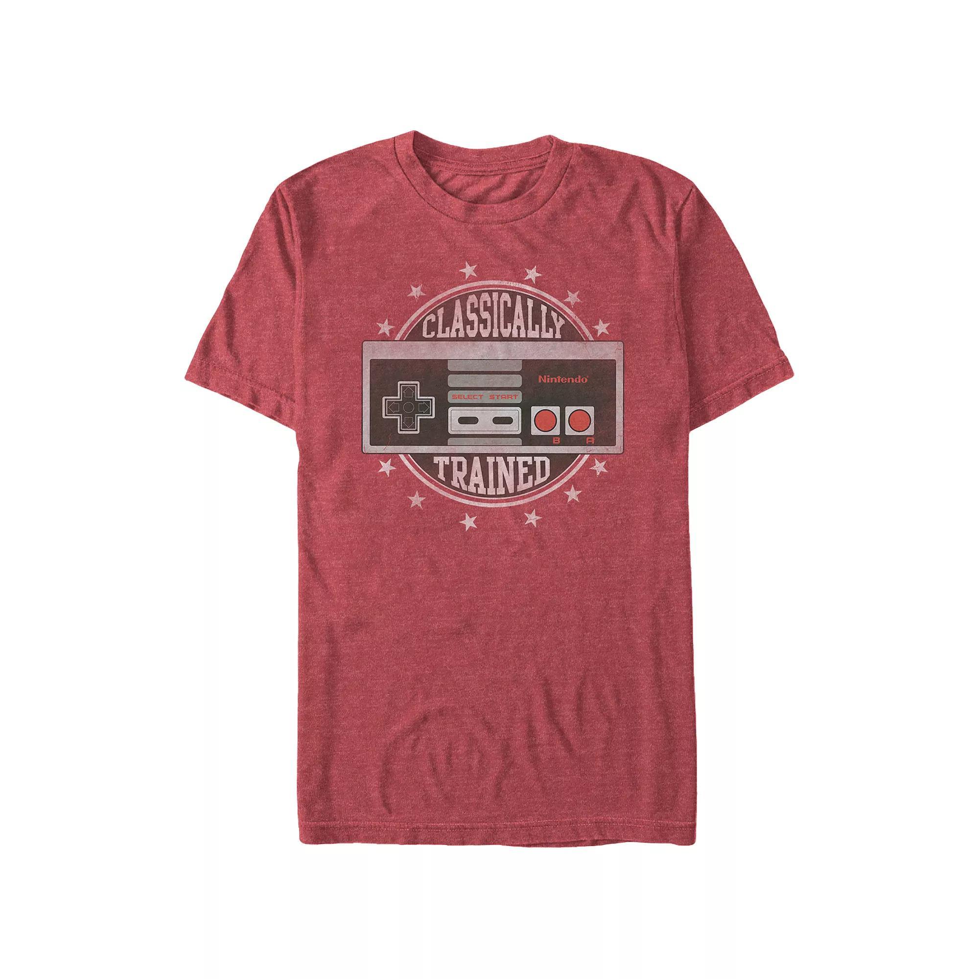 Big & Tall Nintendo Classically Trained Graphic Tee, Men's,  Product Image