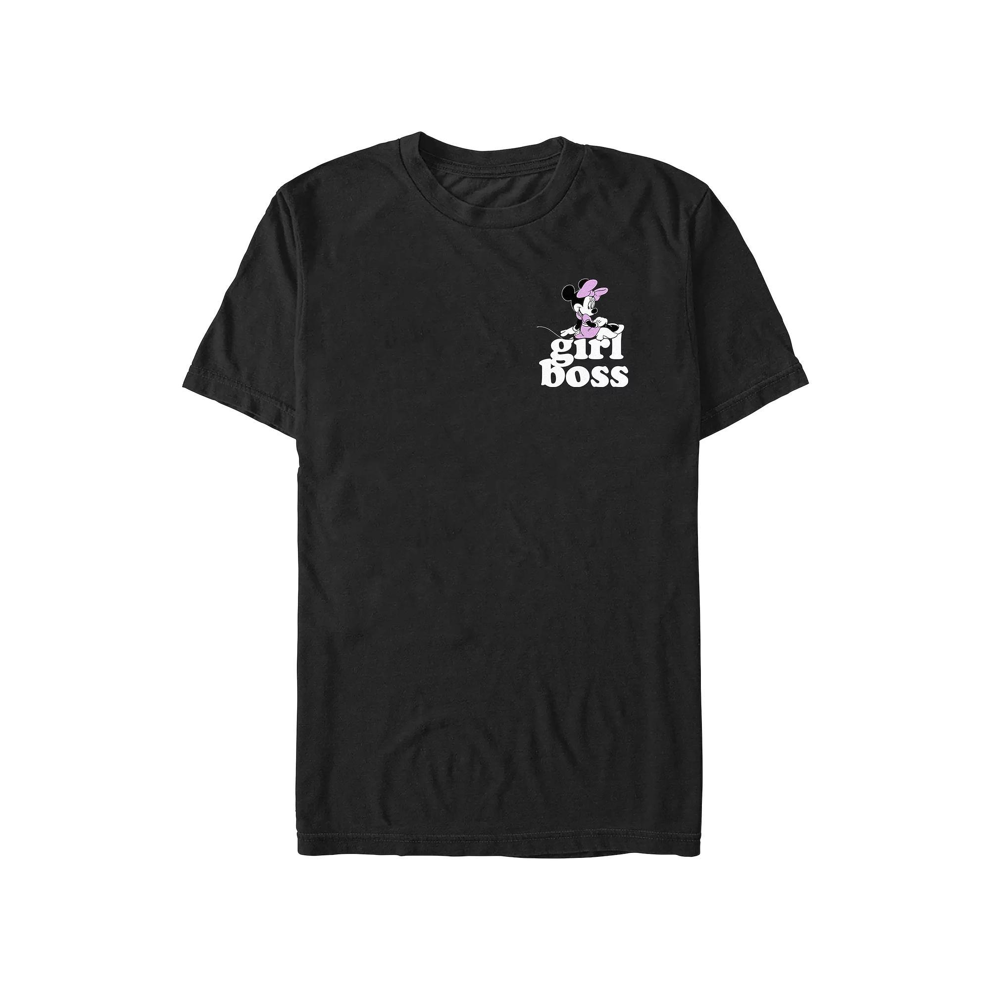 Disney's Minnie Mouse Girl Boss Juniors' Graphic Tee, Women's,  Product Image