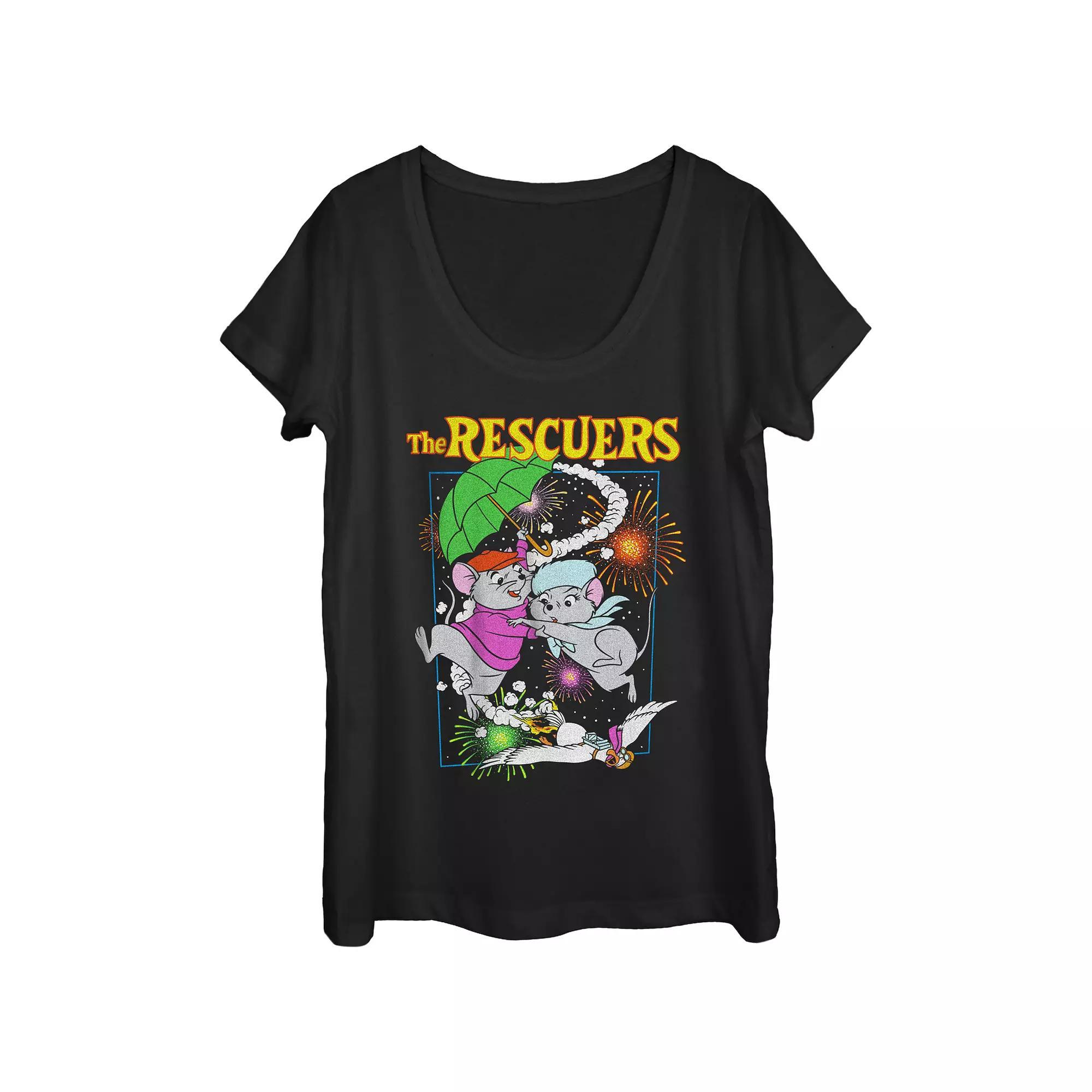 Disney's The Emperor New Groove Kuzco's Palace Scoop Neck Juniors' Graphic Tee, Women's,  Product Image