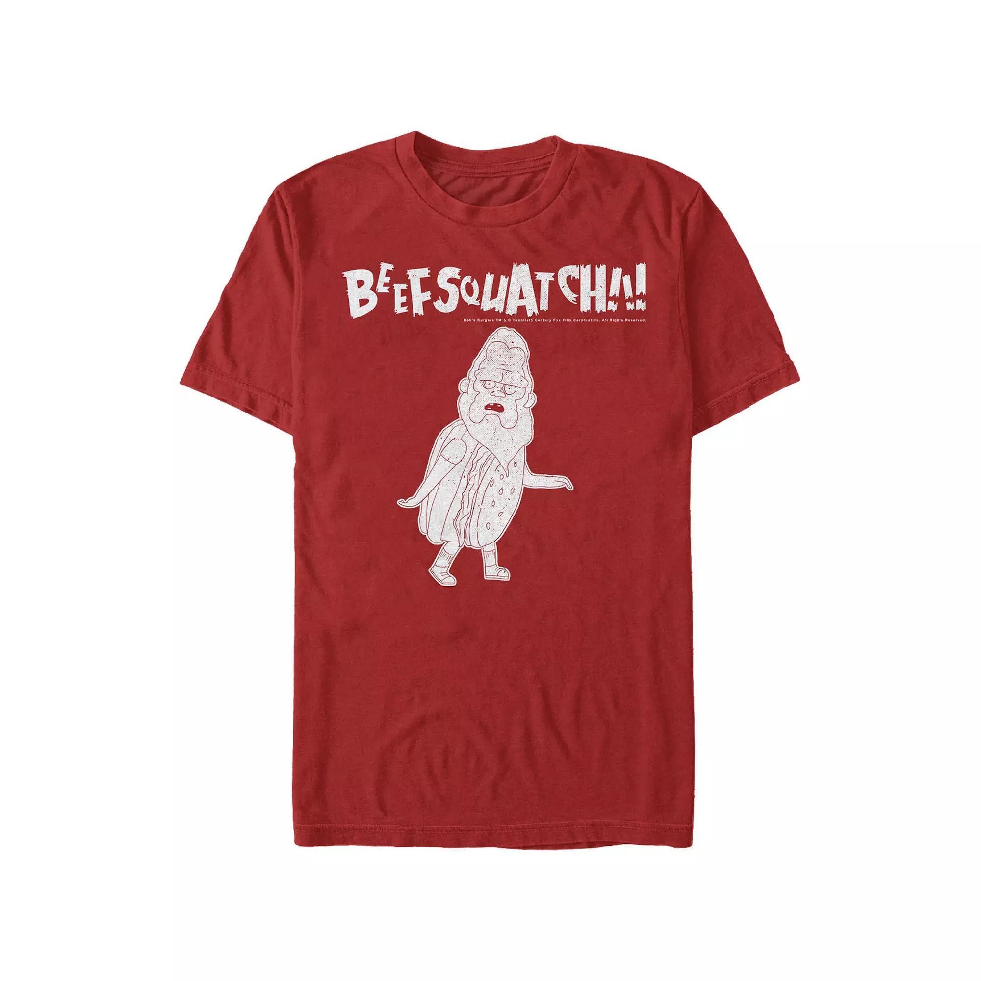 Men's Bob's Burgers Beefsquatch Graphic Tee, Size: XL, Black Product Image