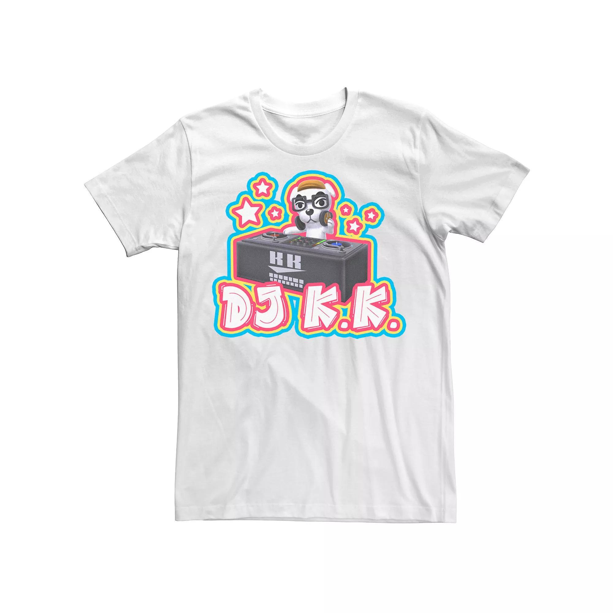 Men's Animal Crossing DJ K.K. Graphic Tee, Size: Small, White Product Image