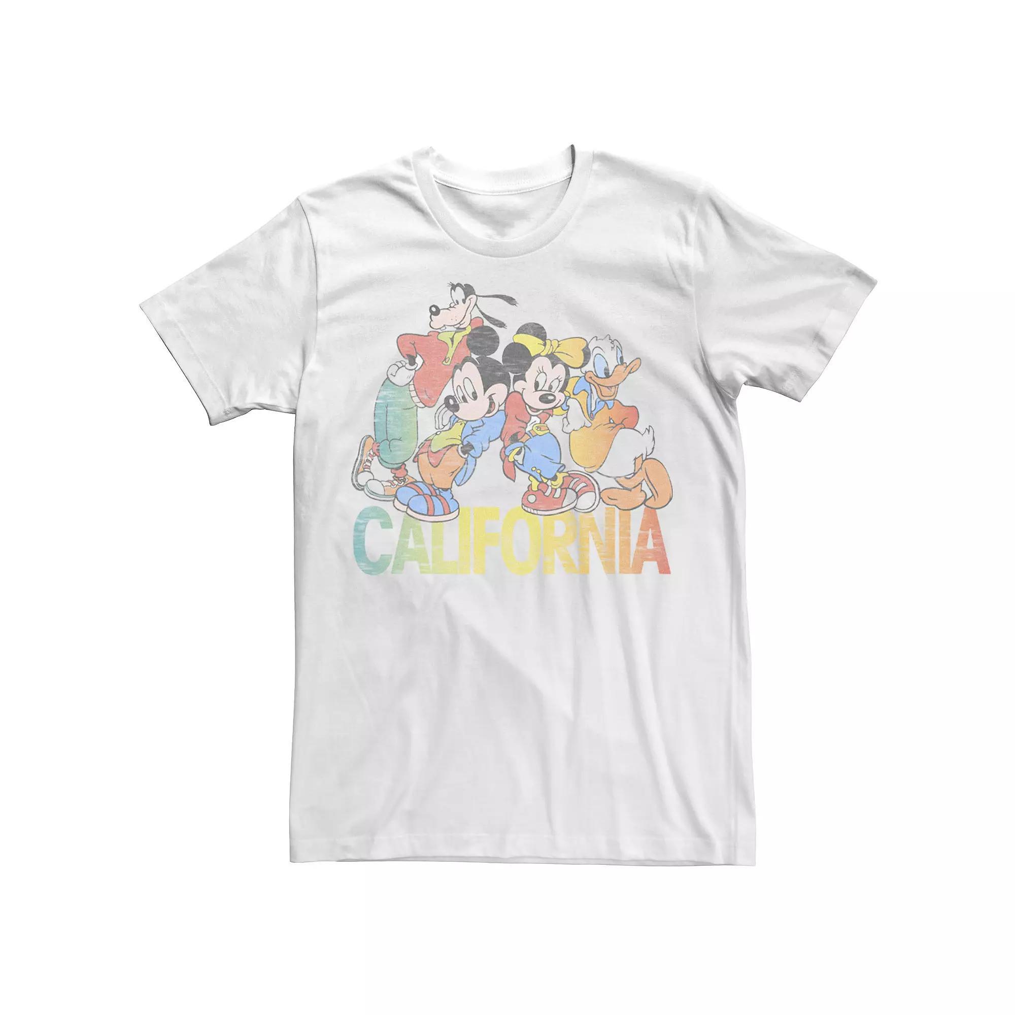 Disney's Mickey & Friends Men's California Group Shot Tee,  Product Image