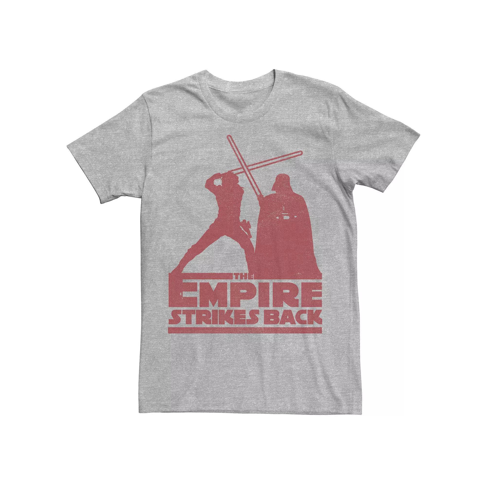 Men's Star Wars Take That Silhouette Tee, Size: Small, Athletic Grey Product Image