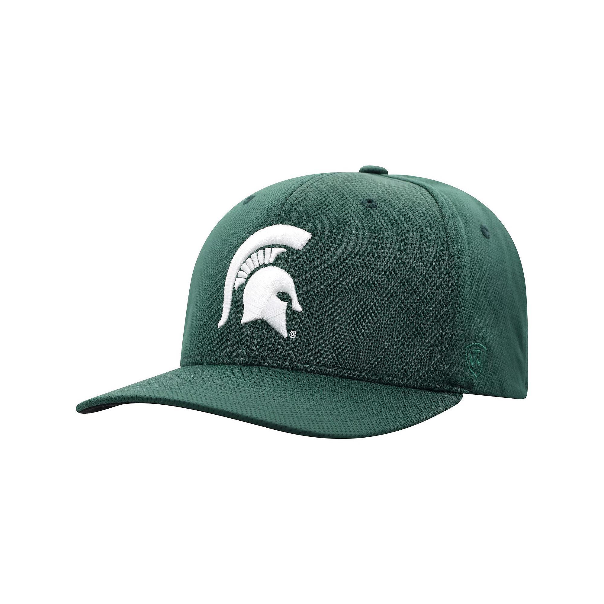 Men's Top of the World Green Michigan State Spartans Reflex Logo Flex Hat, Size: Medium/Large Product Image
