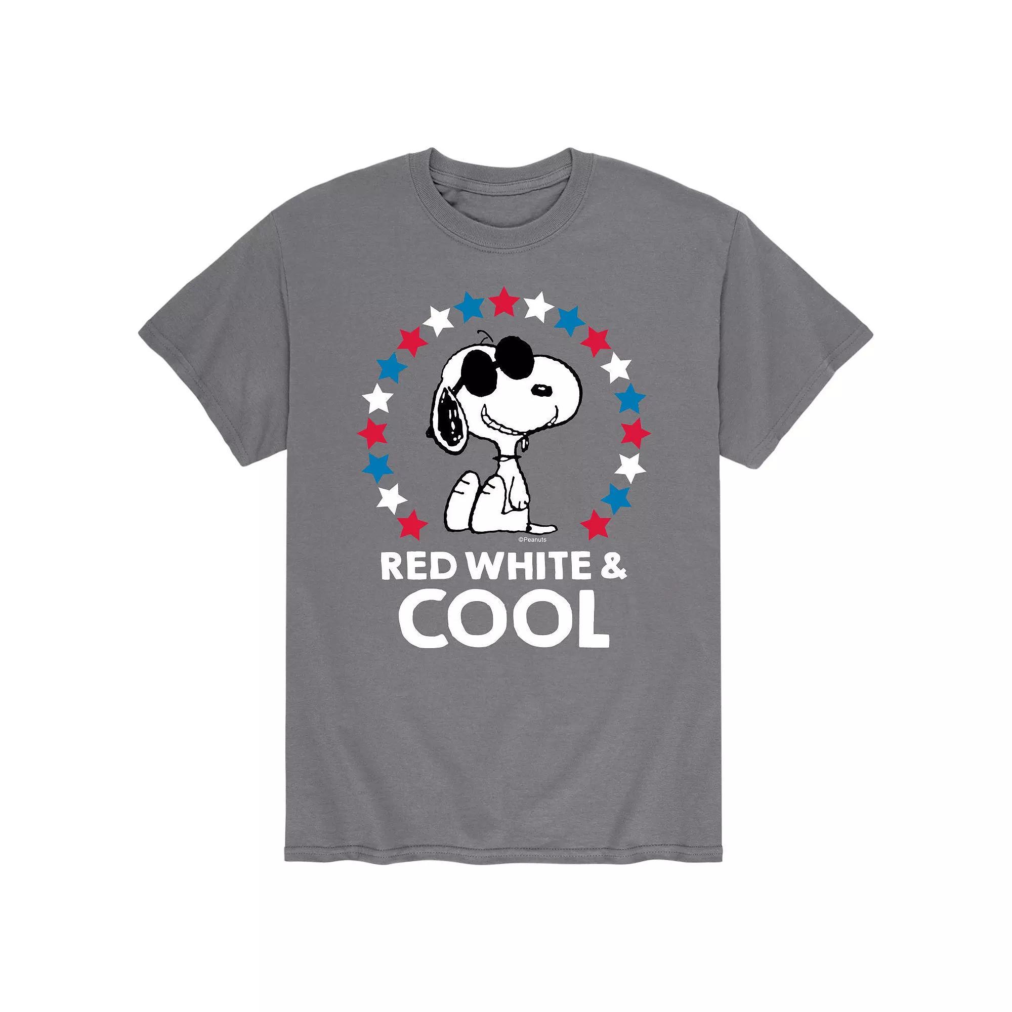 Men's Peanuts Red White And Cool Tee,  Product Image