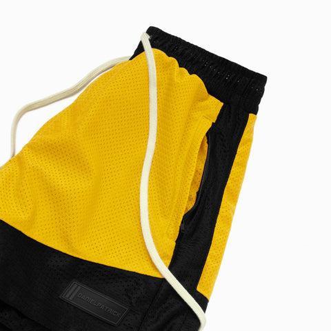 icon mesh gym short / yellow + black Product Image