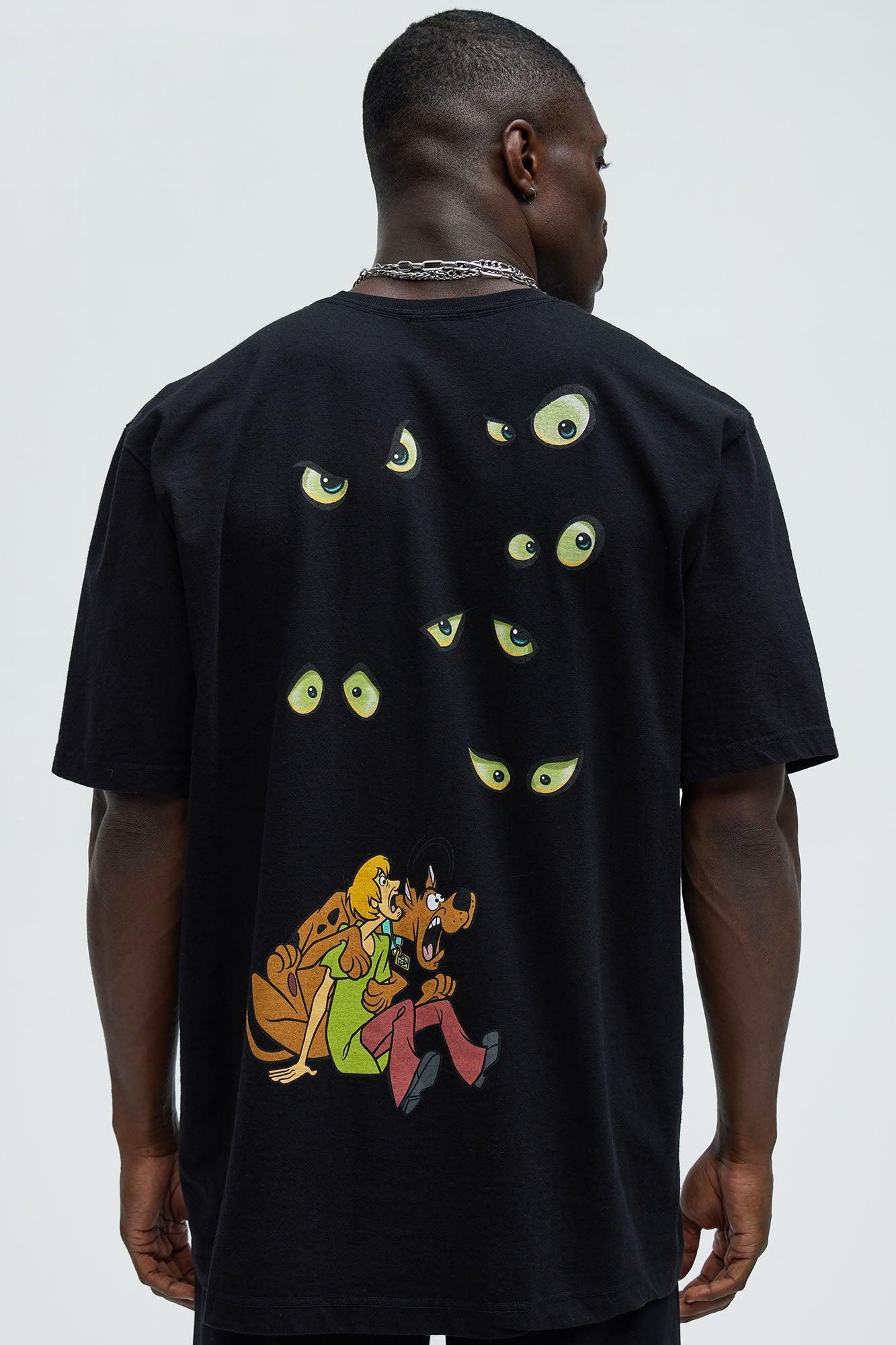 Scooby Doo Where Are You Oversized Short Sleeve Tee - Black Product Image