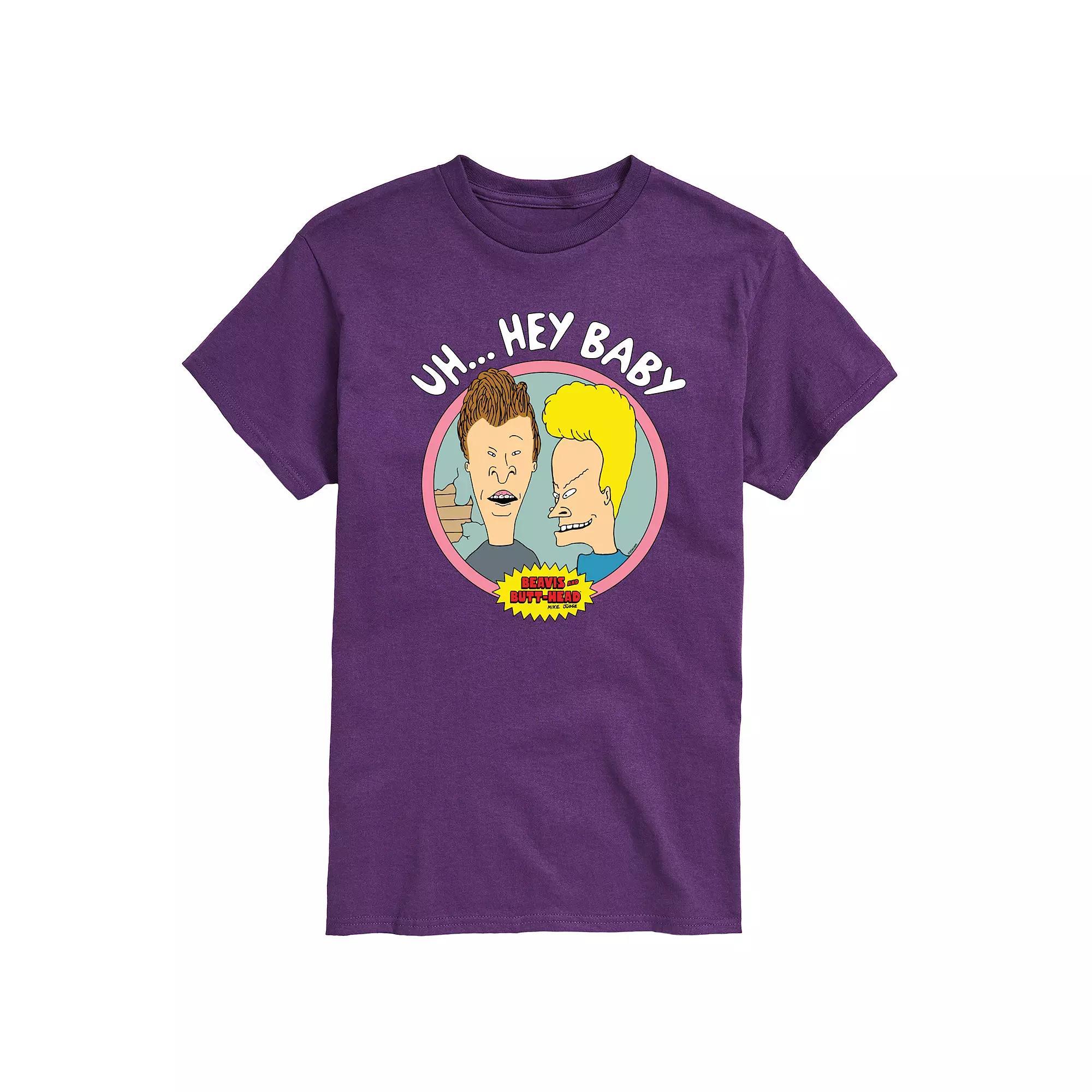 Men's Beavis & Butthead Uh... Hey Baby Graphic Tee,  Product Image