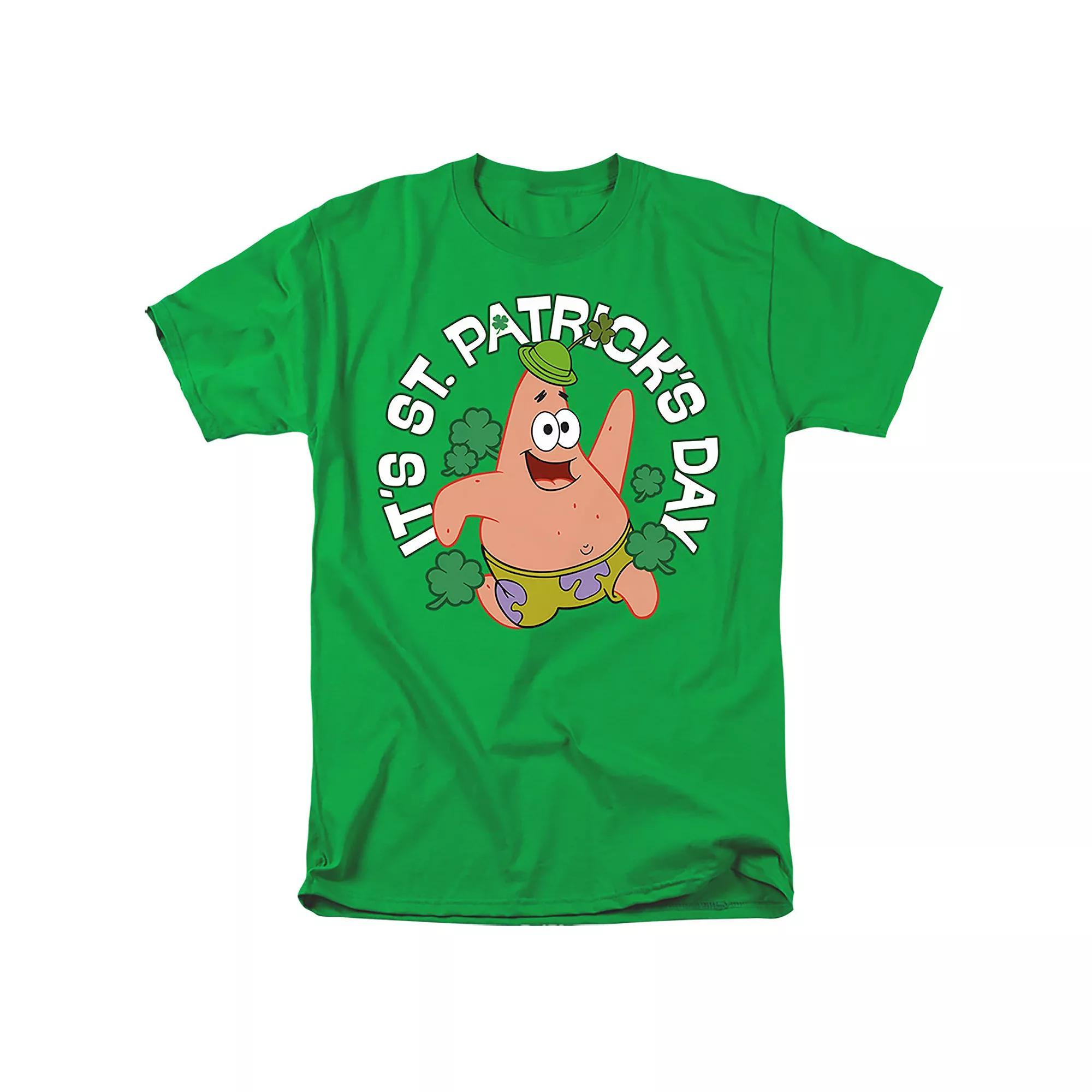 Men's Spongebob It's St Patrick's Day Graphic Tee,  Product Image