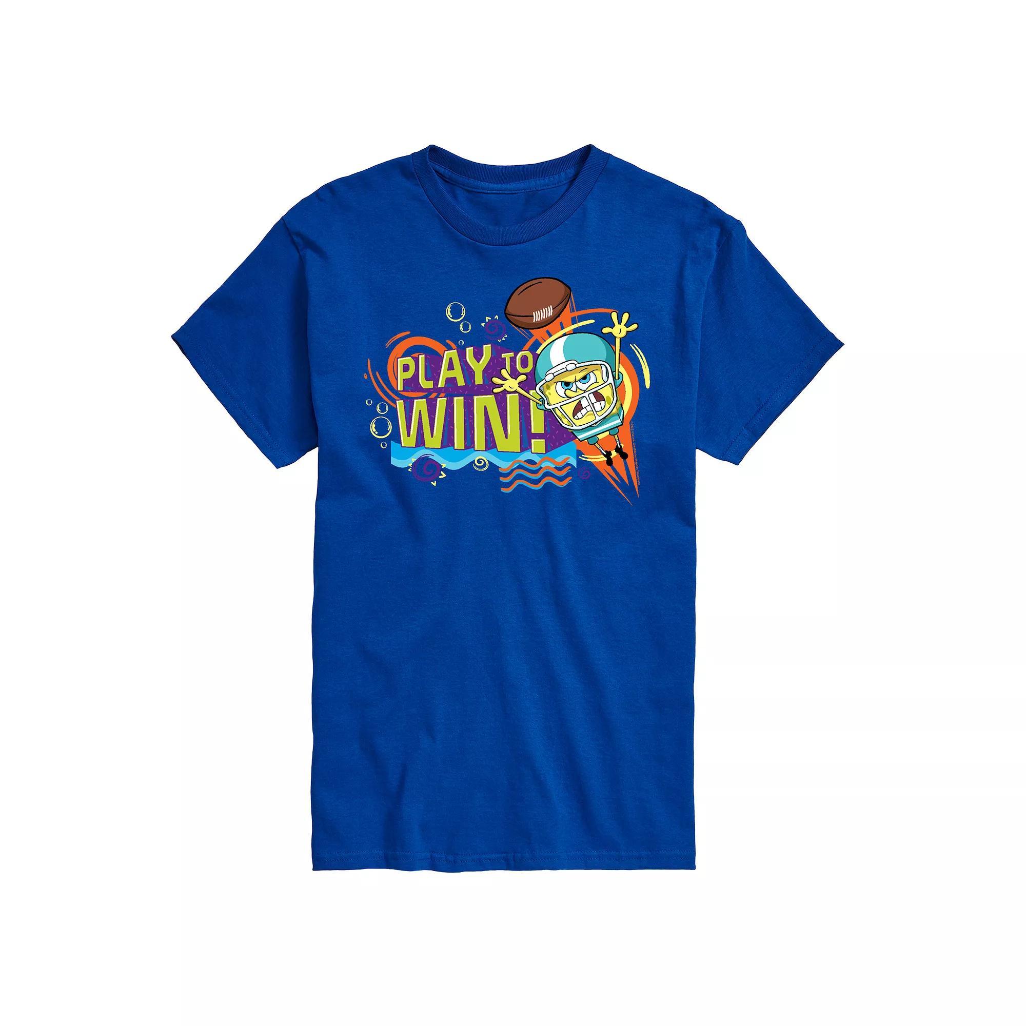 Men's SpongeBob SquarePants Play Win Tee,  Product Image