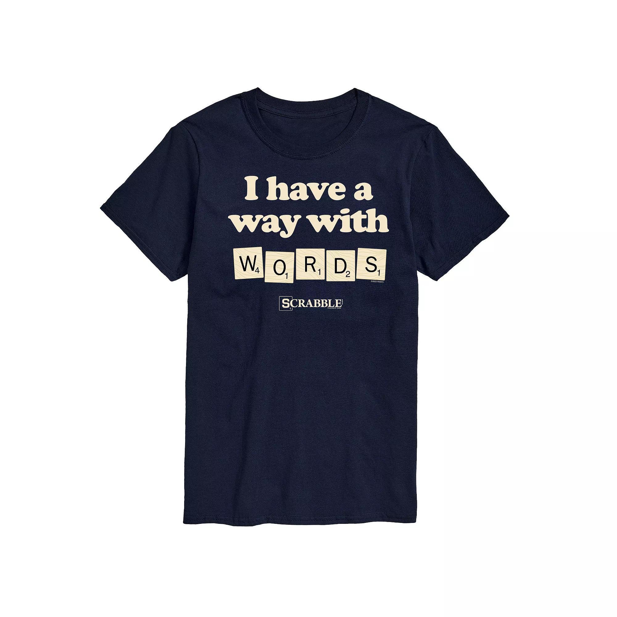 Men's Scrabble I Have a Way With Words Graphic Tee by Hasbro,  Product Image