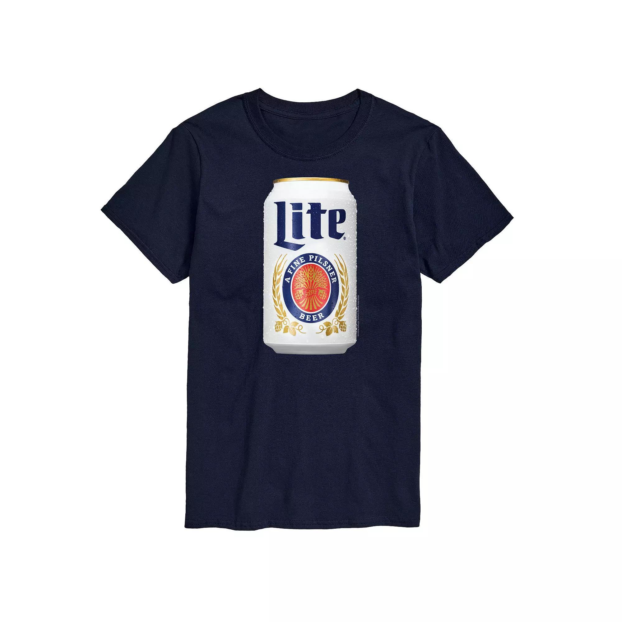 Big & Tall Miller Lite Can Graphic Tee, Men's, Size: XXL Tall, Blue Product Image