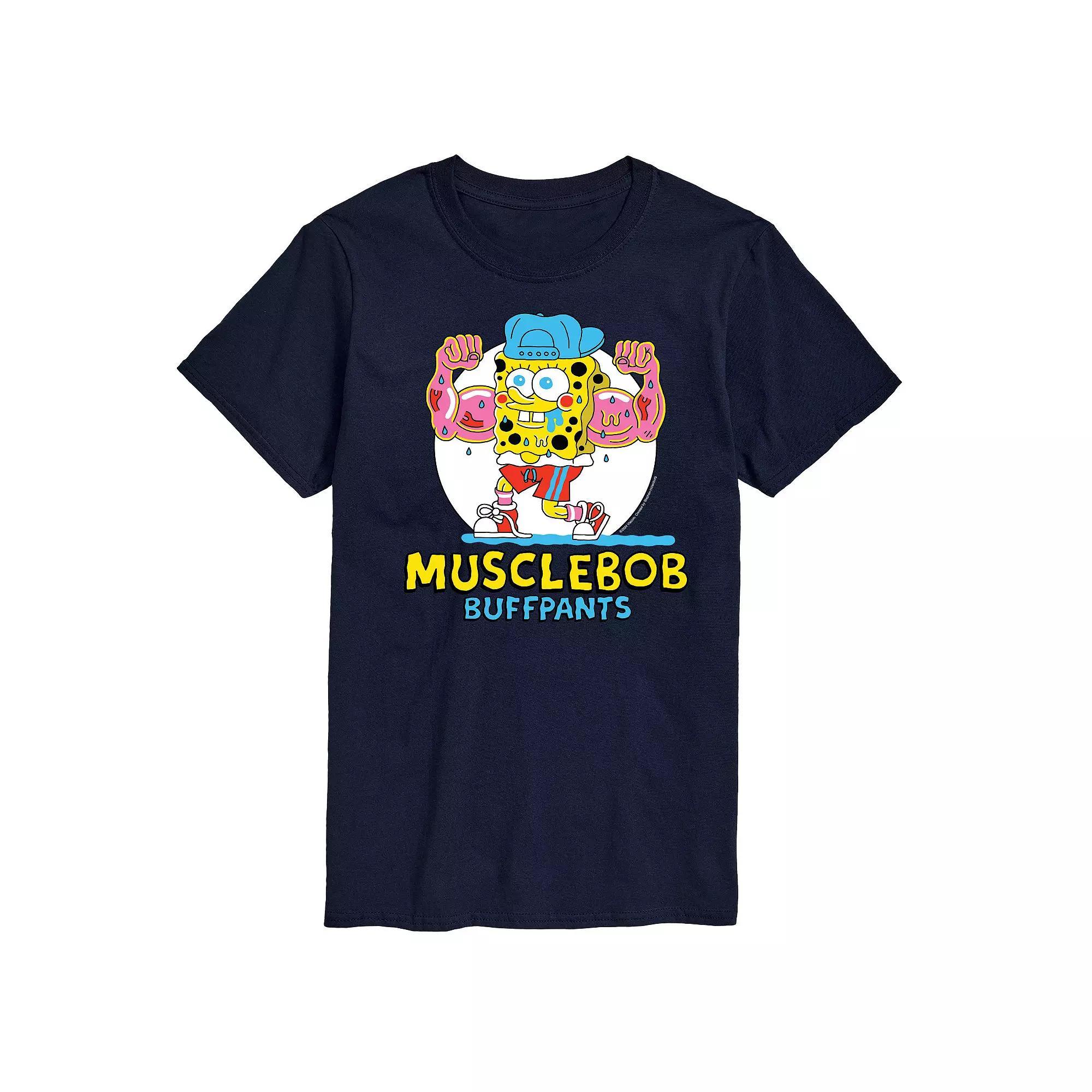 Men's SpongeBob SquarePants MuscleBob Graphic Tee,  Product Image