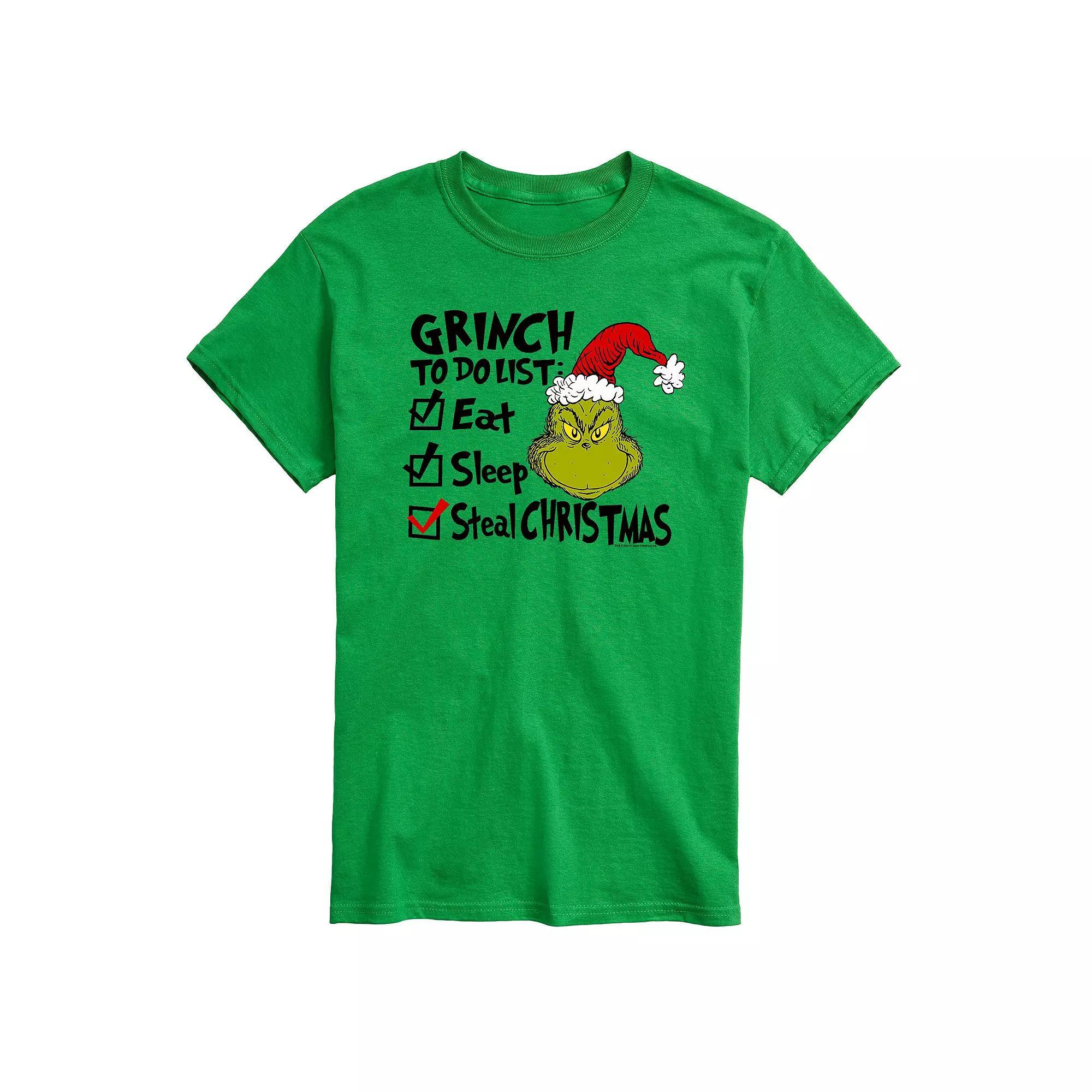 Big & Tall Dr. Seuss To Do List Tee, Men's,  Product Image