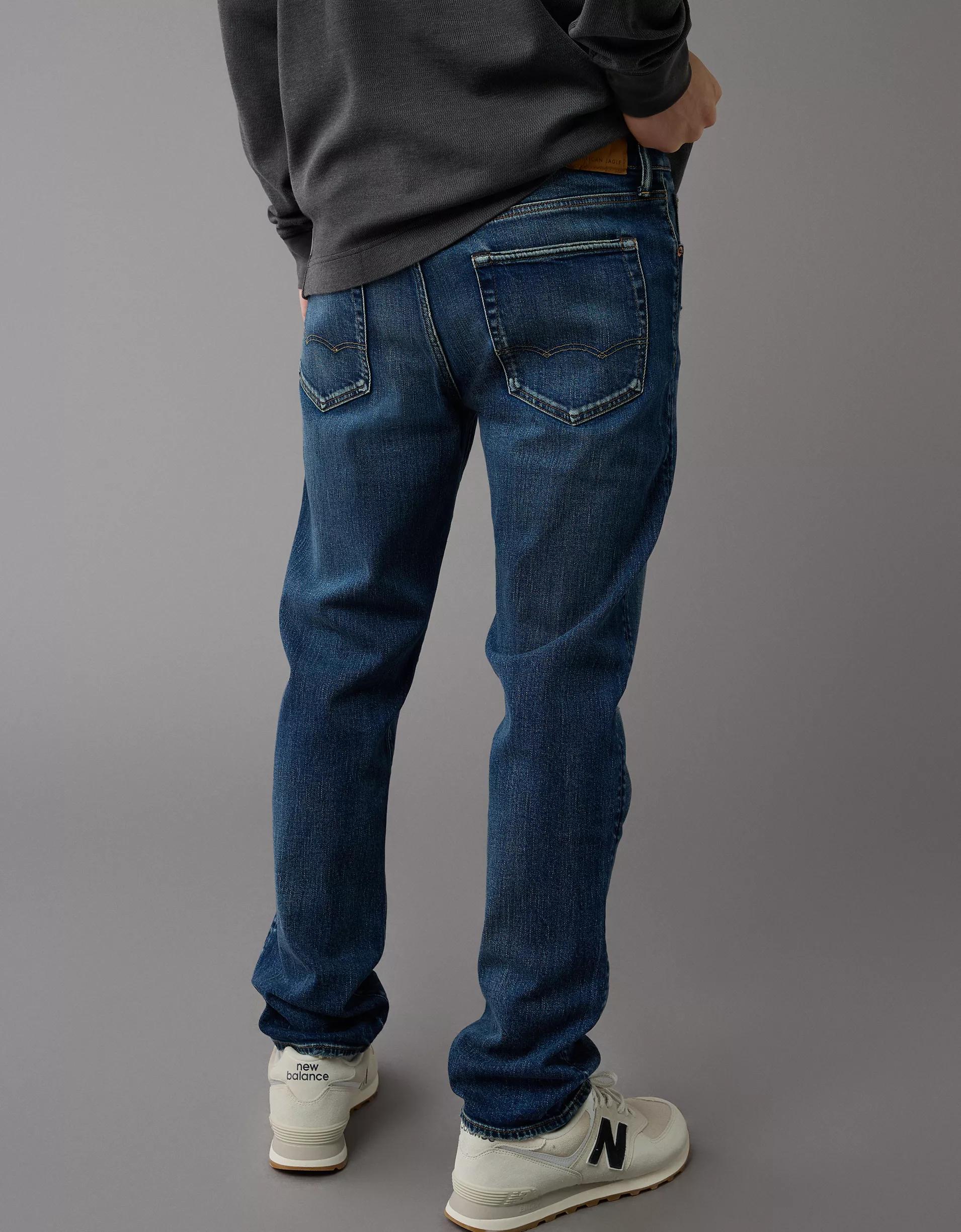 AE AirFlex+ Ripped Slim Straight Jean Product Image