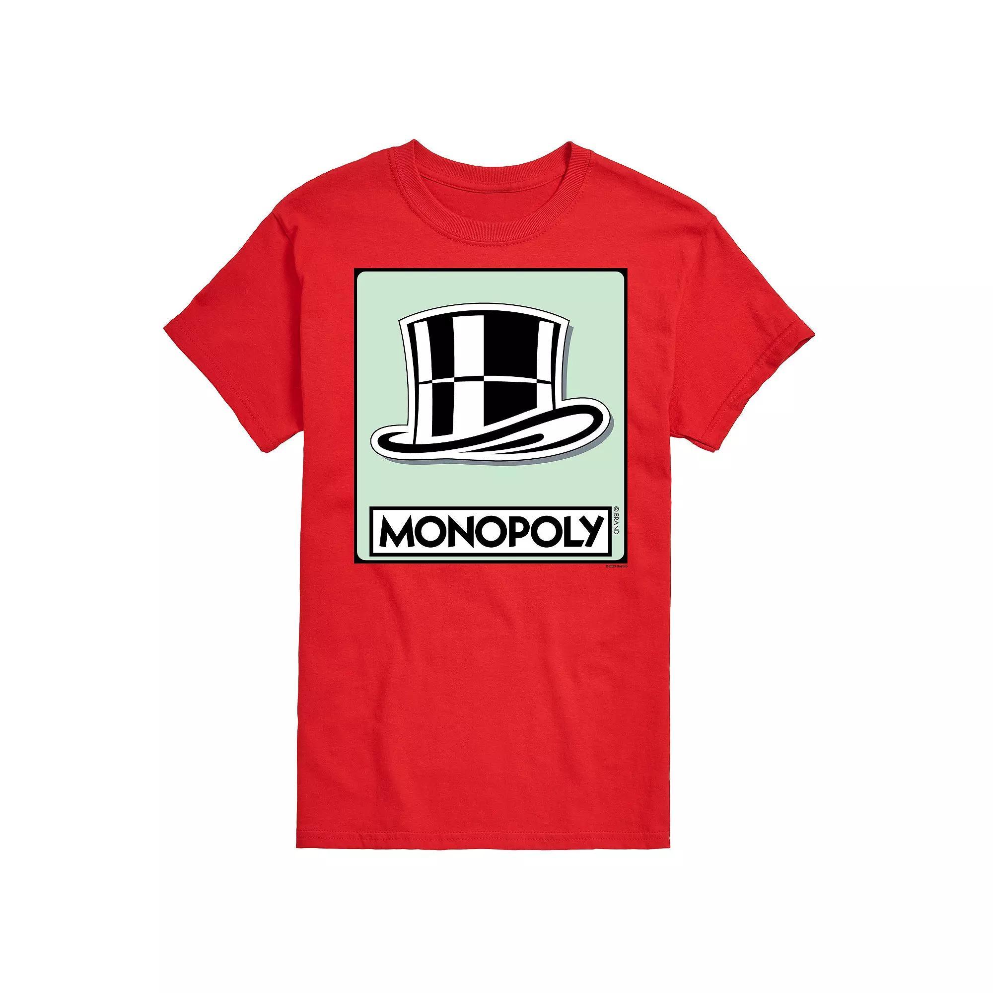 Big & Tall Monopoly Hat Token Graphic Tee, Men's,  Product Image