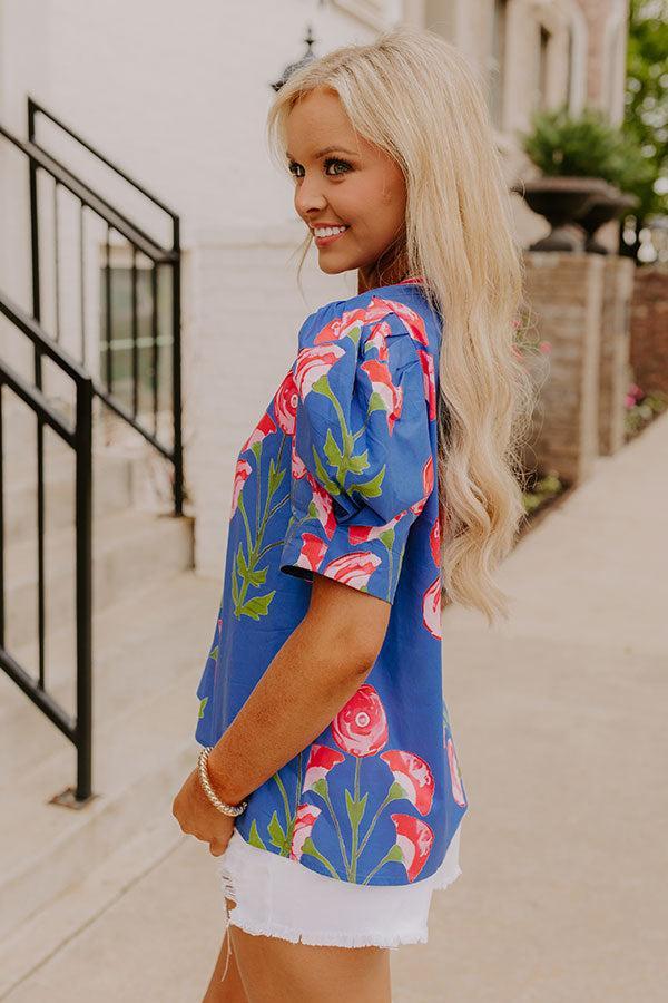 Tulip Picking Floral Top Product Image