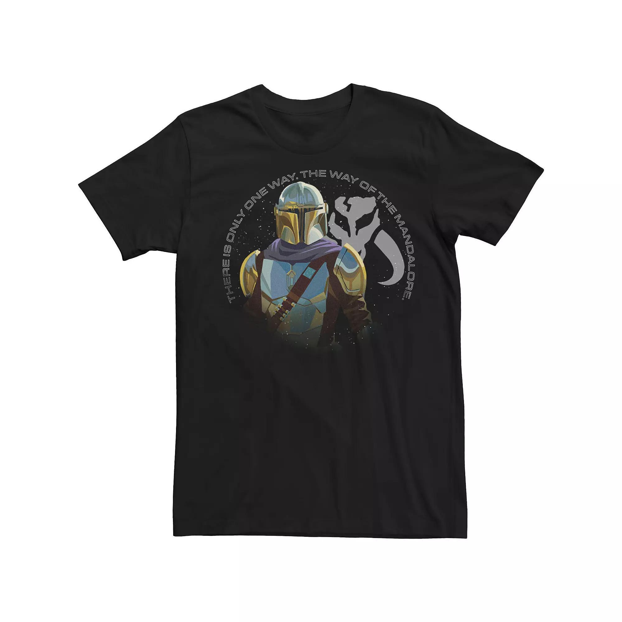 Men's Star Wars The Mandalorian The Mandalore Way Poster Graphic Tee,  Product Image