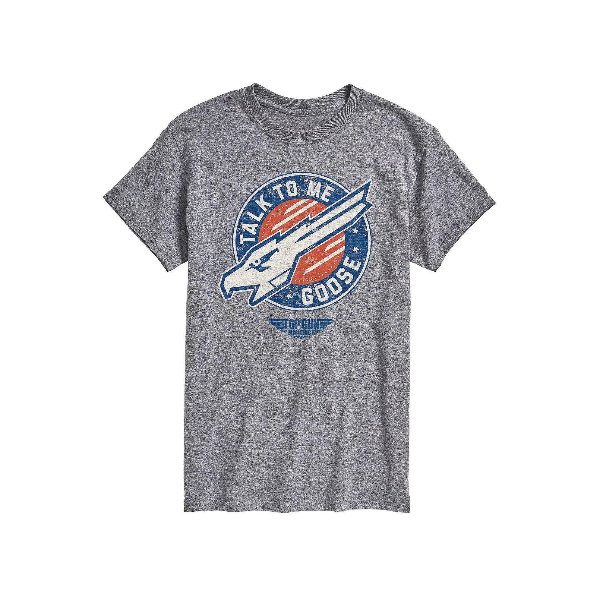 Men's Top Gun Maverick Talk To Me Goose Tee, Size: Medium, Gray Product Image