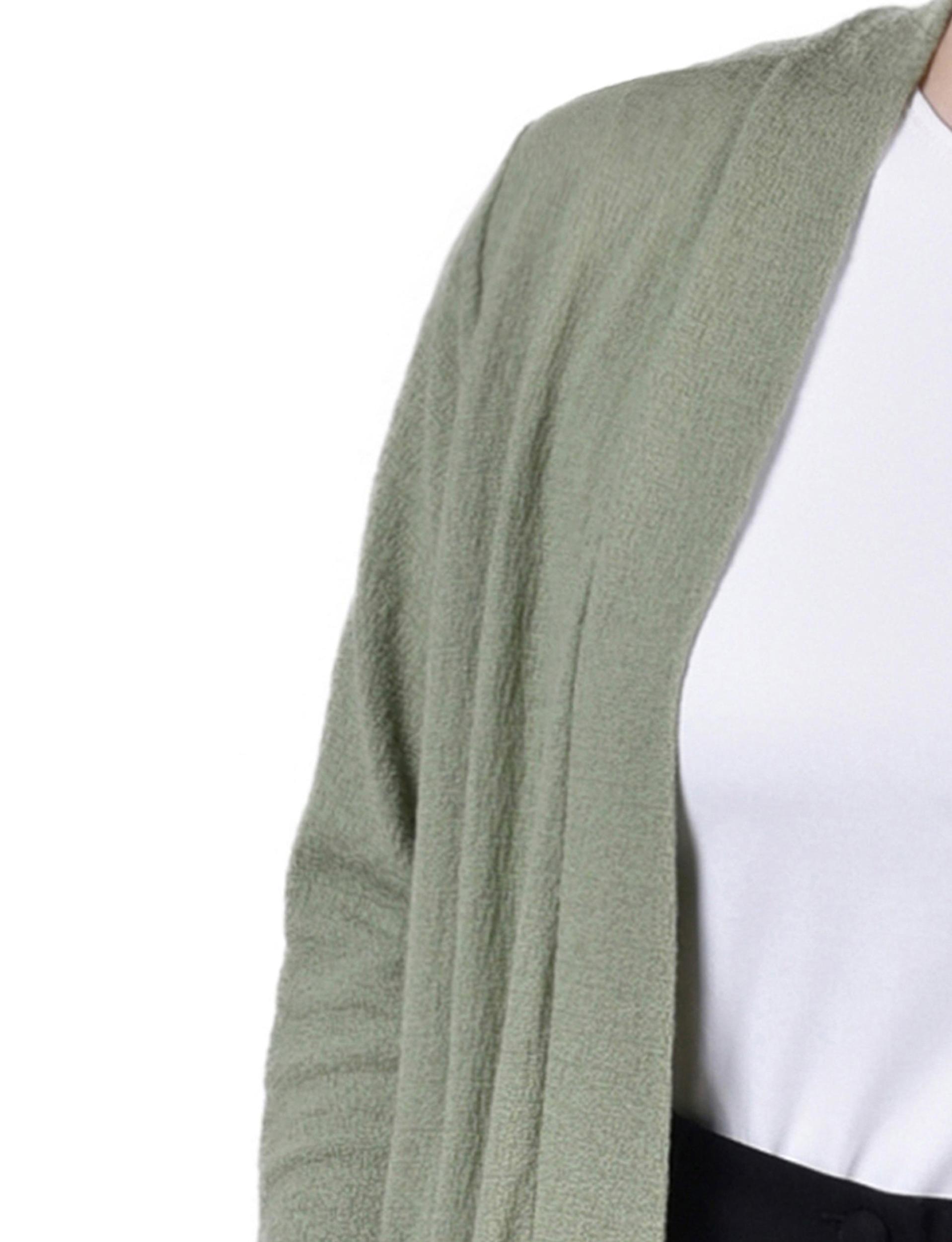 Sage Knee Length Cardigan - Petite Product Image