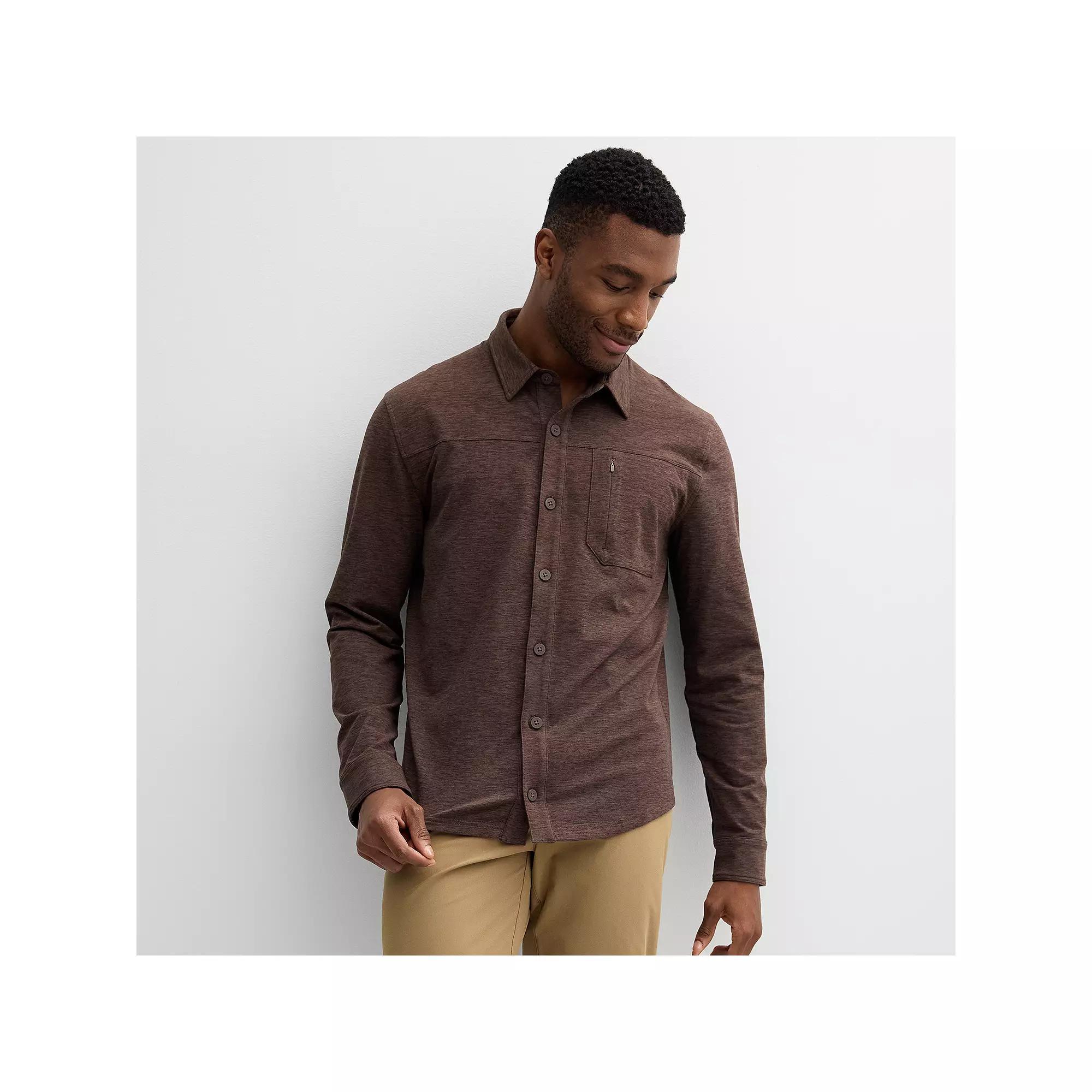 Men's FLX Winter Wander Button-Down Shirt,  Product Image
