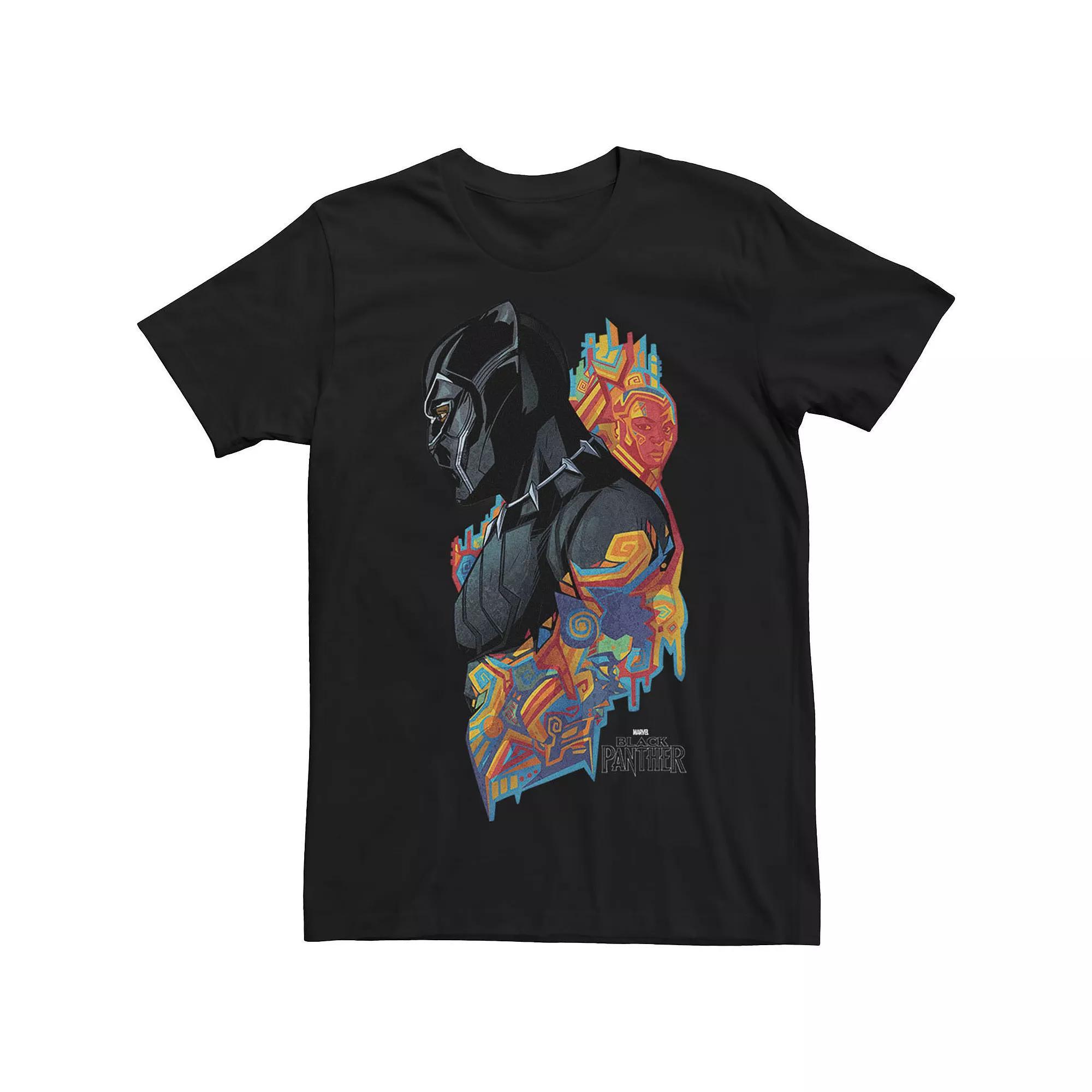 Big & Tall Marvel Black Panther Side Profile Artsy Portrait Tee, Men's, Size: 3XL Tall Product Image