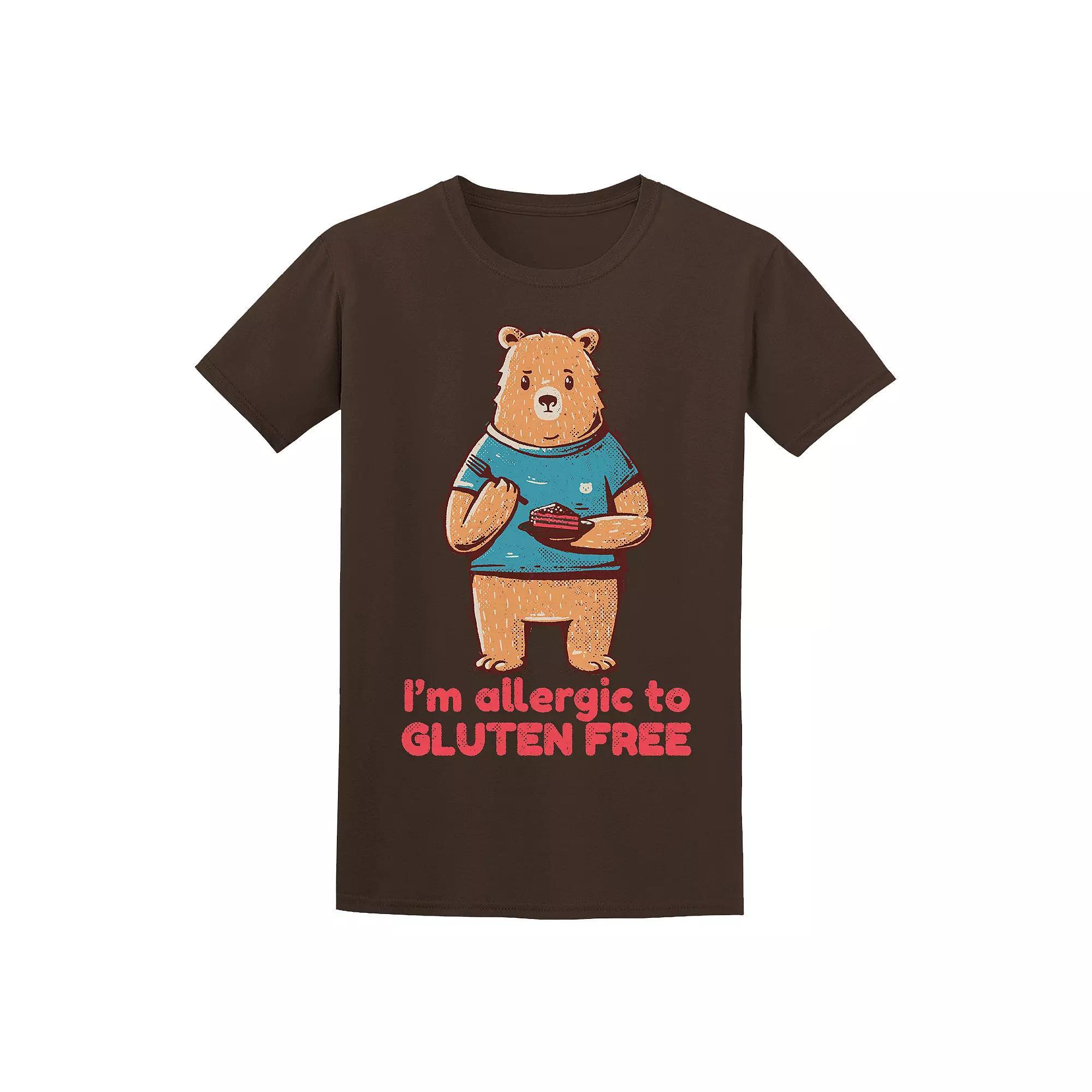 Men's COLAB89 by Threadless I'm Allergic Tee, Size: Small, Dark Brown Product Image
