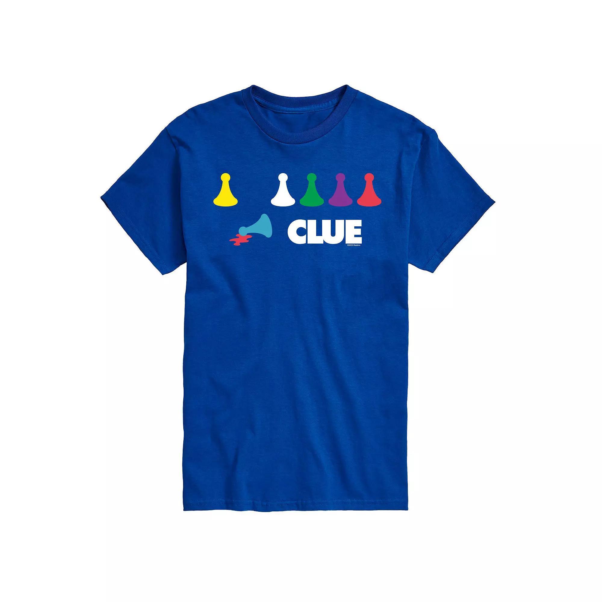 Big & Tall Clue Game Pieces Graphic Tee, Men's, Size: 5XB, Blue Product Image