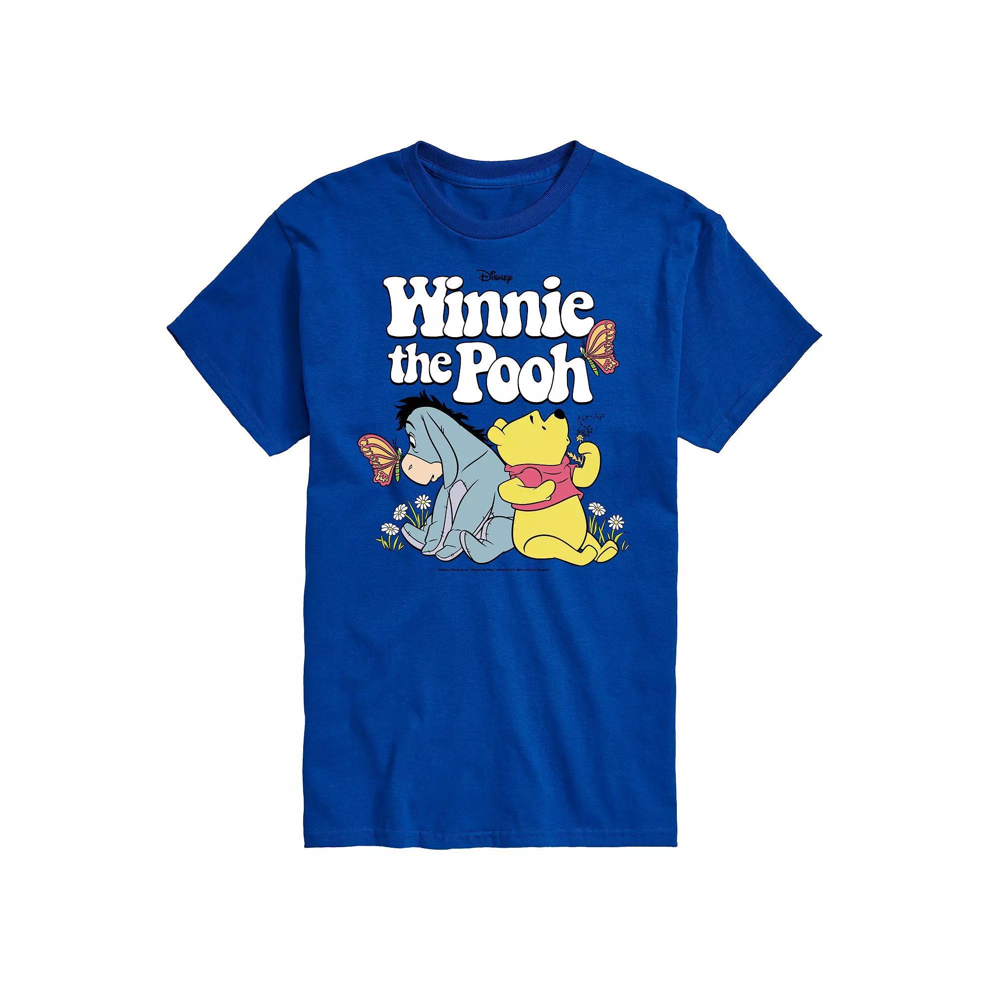 Disney's Winnie the Pooh Big & Tall Retro Characters Graphic Tee, Men's,  Product Image