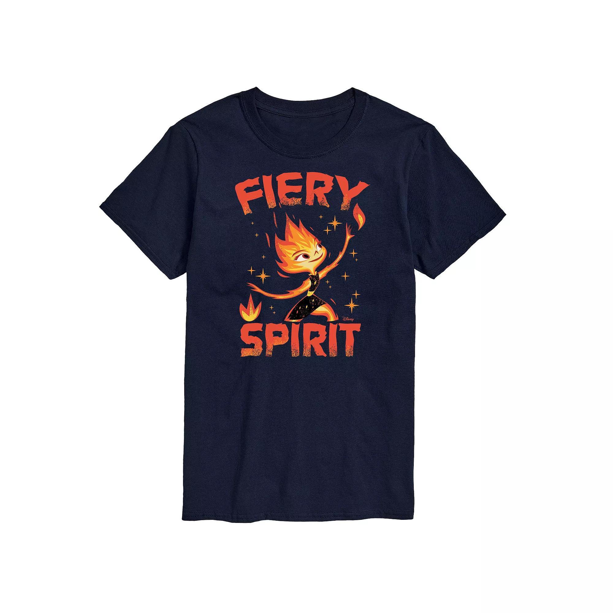 Men's Elemental Fiery Spirit Tee, Size: Small, Blue Product Image