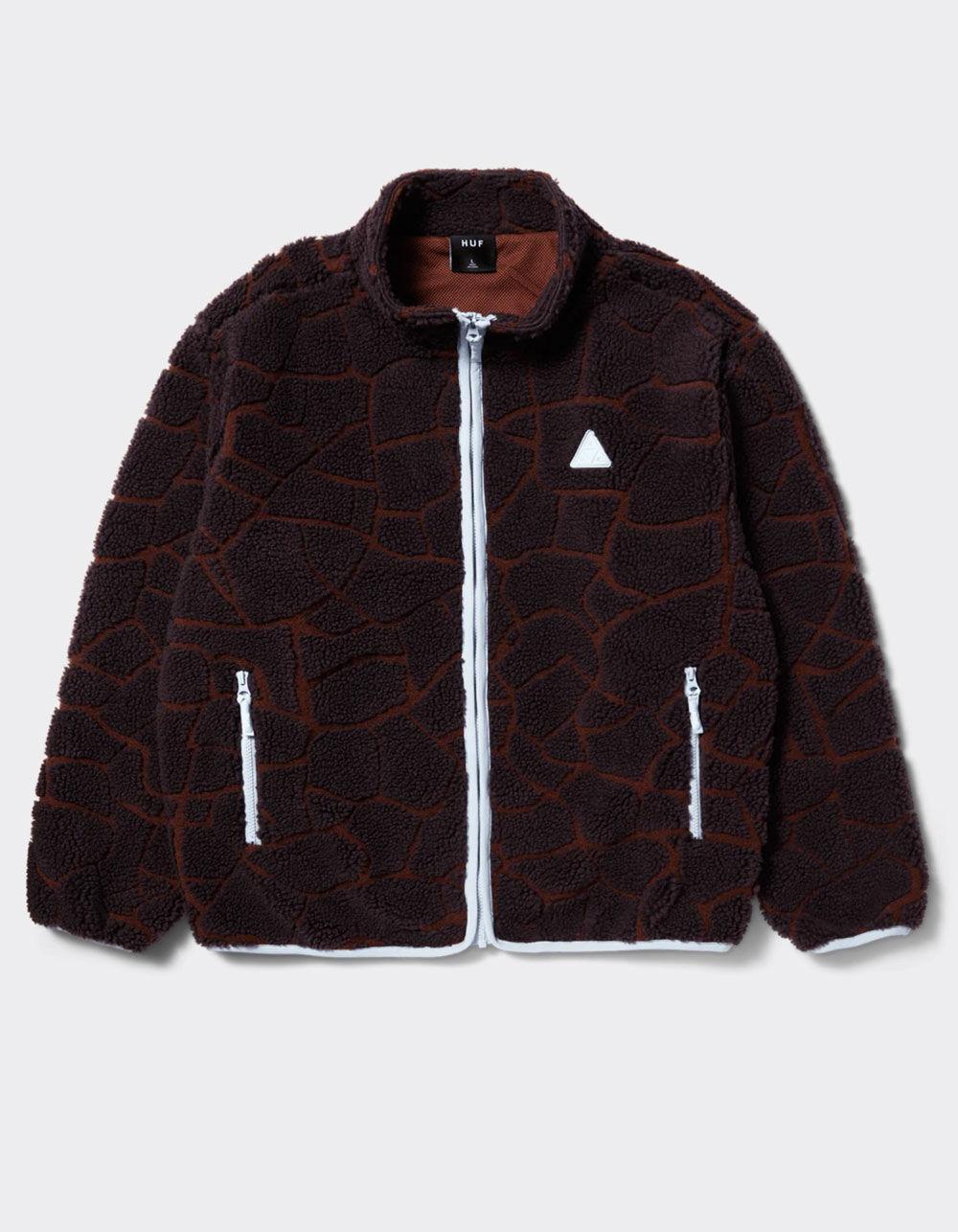 HUF Quake Mens High Pile Fleece Jacket Product Image