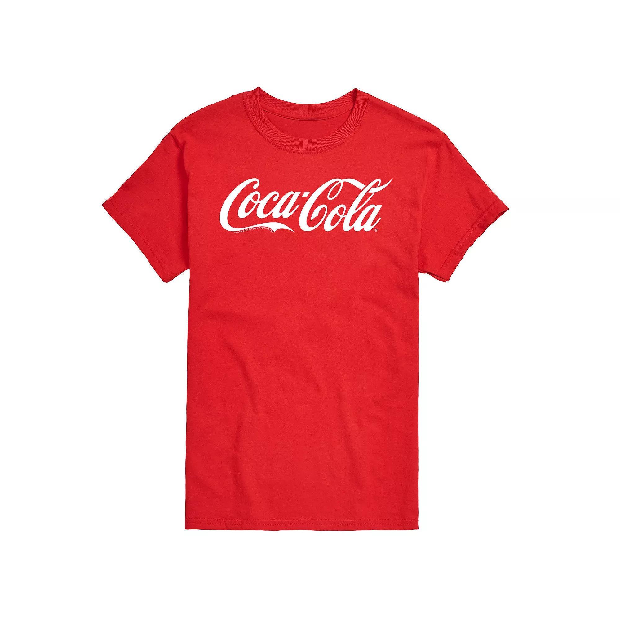 Men's Coca-Cola Logos Graphic Costume Tee, Size: Small, Red Product Image