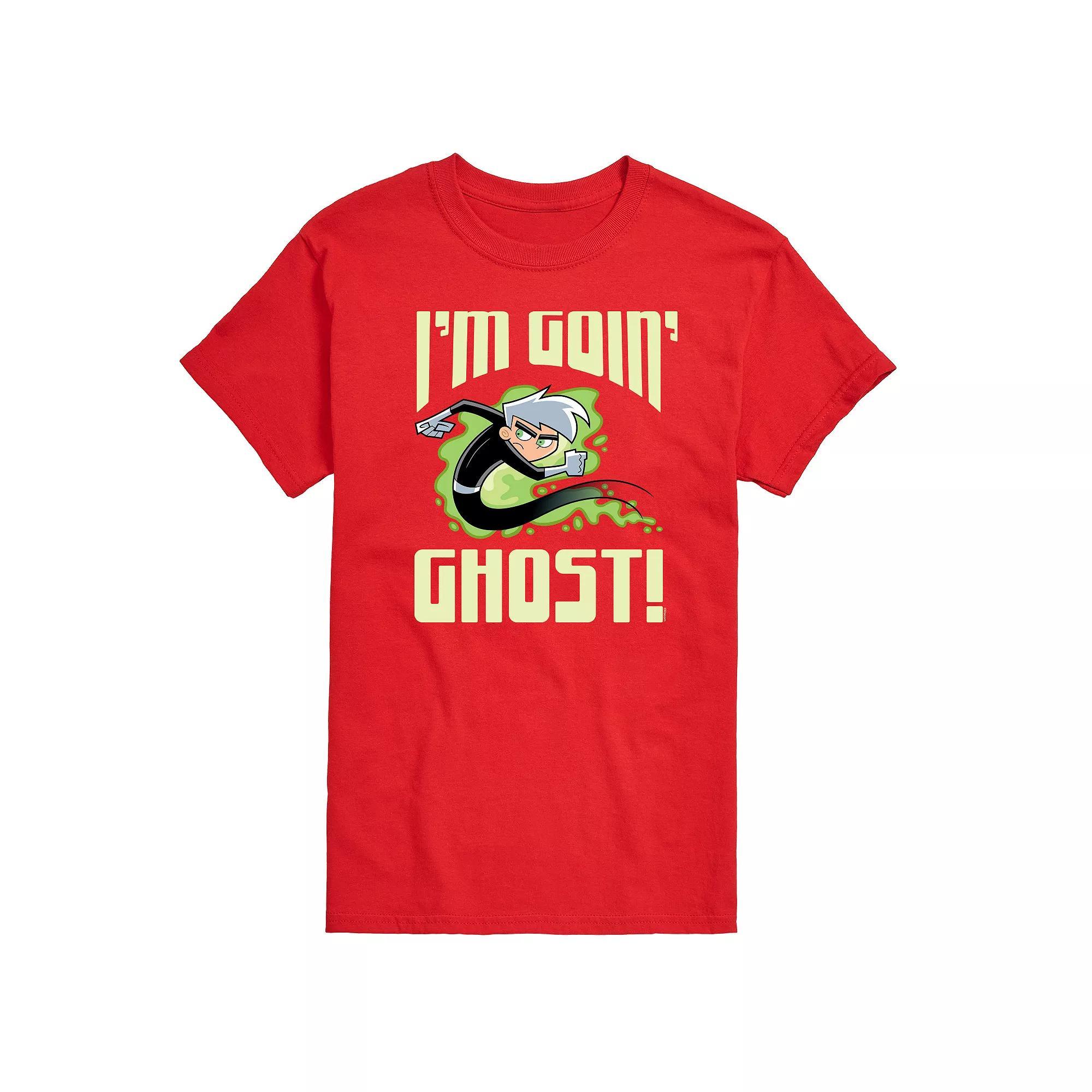 Men's Danny Phantom I'm Goin' Ghost Graphic Tee, Size: Small, Red Product Image