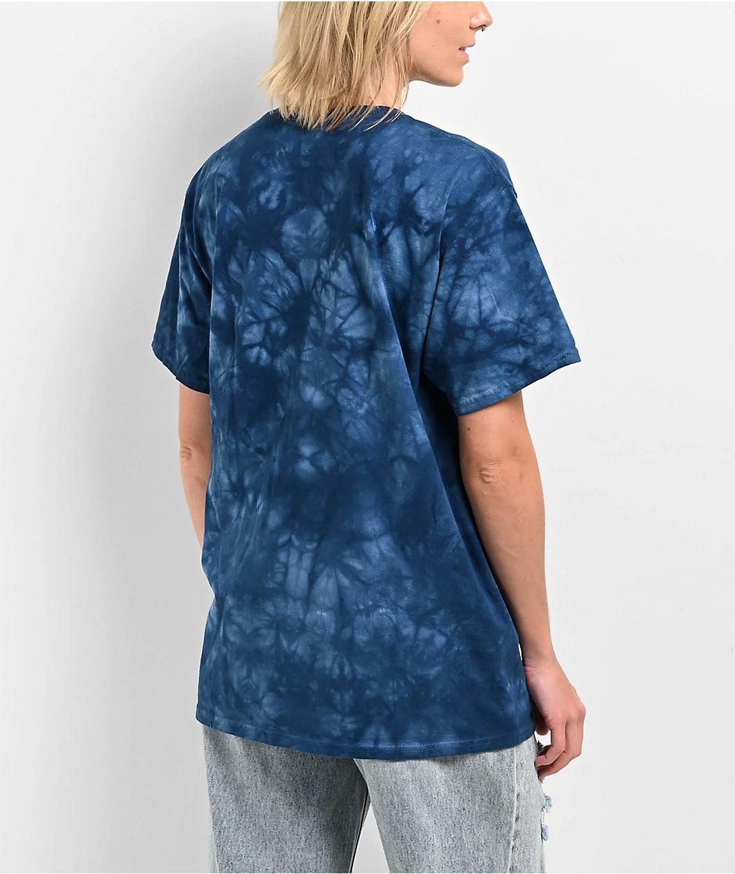 The Mountain Majestic Flight Blue Tie Dye T-Shirt Product Image